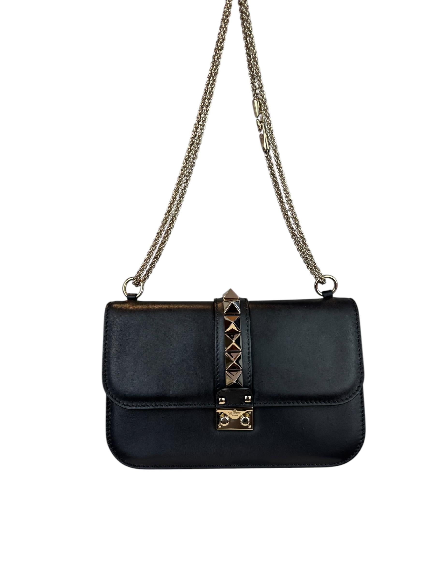 VALENTINO BLACK ROCKSTUD BAG