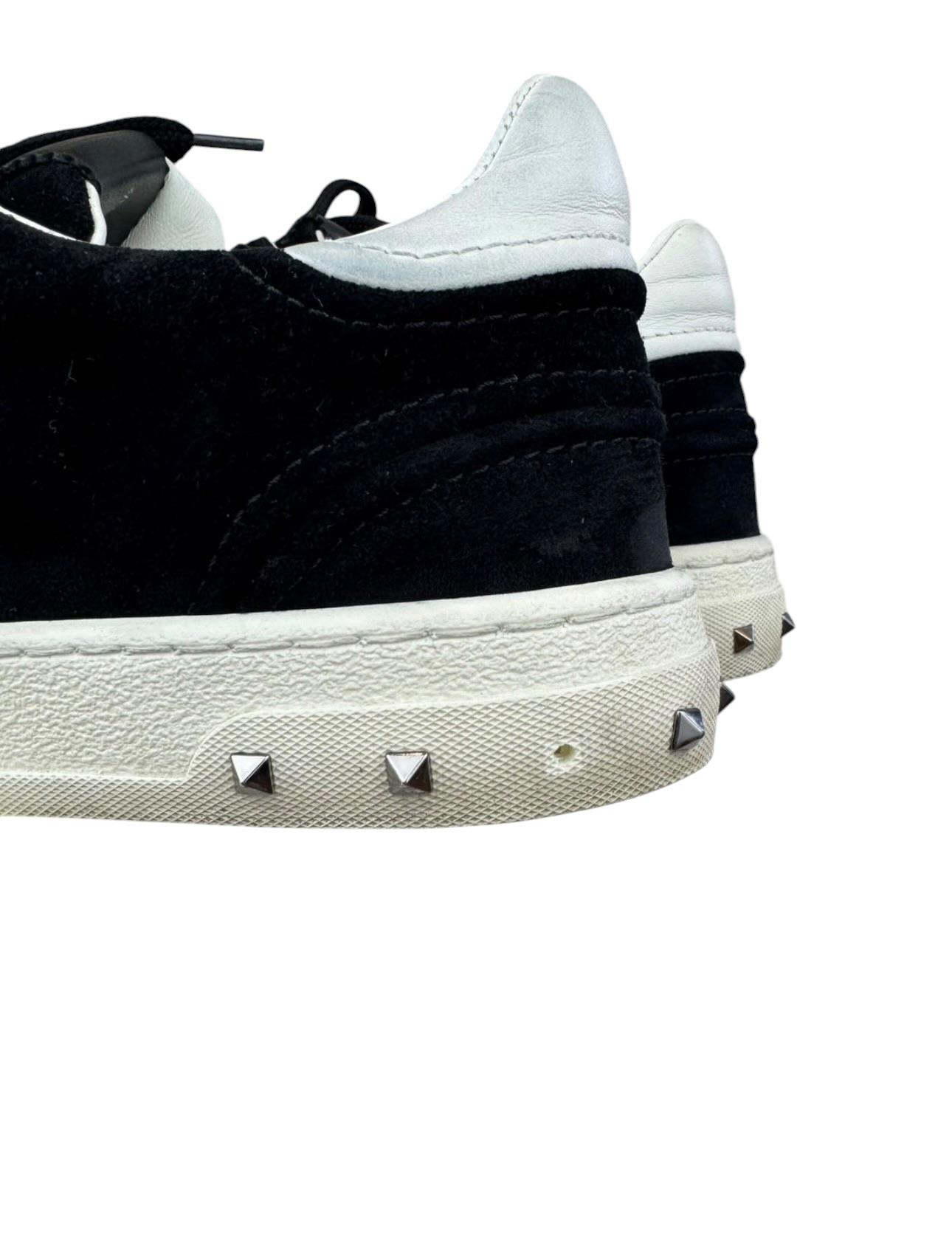 VALENTINO BLACK SUEDE SNEAKERS