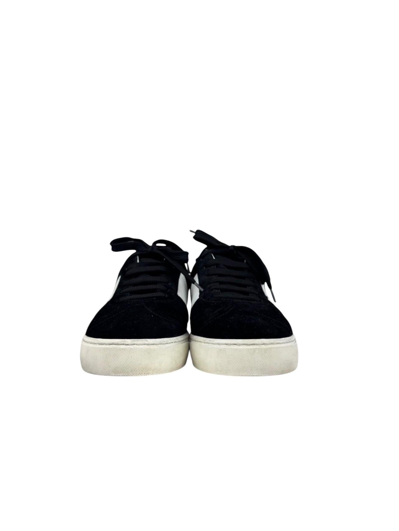 VALENTINO BLACK SUEDE SNEAKERS