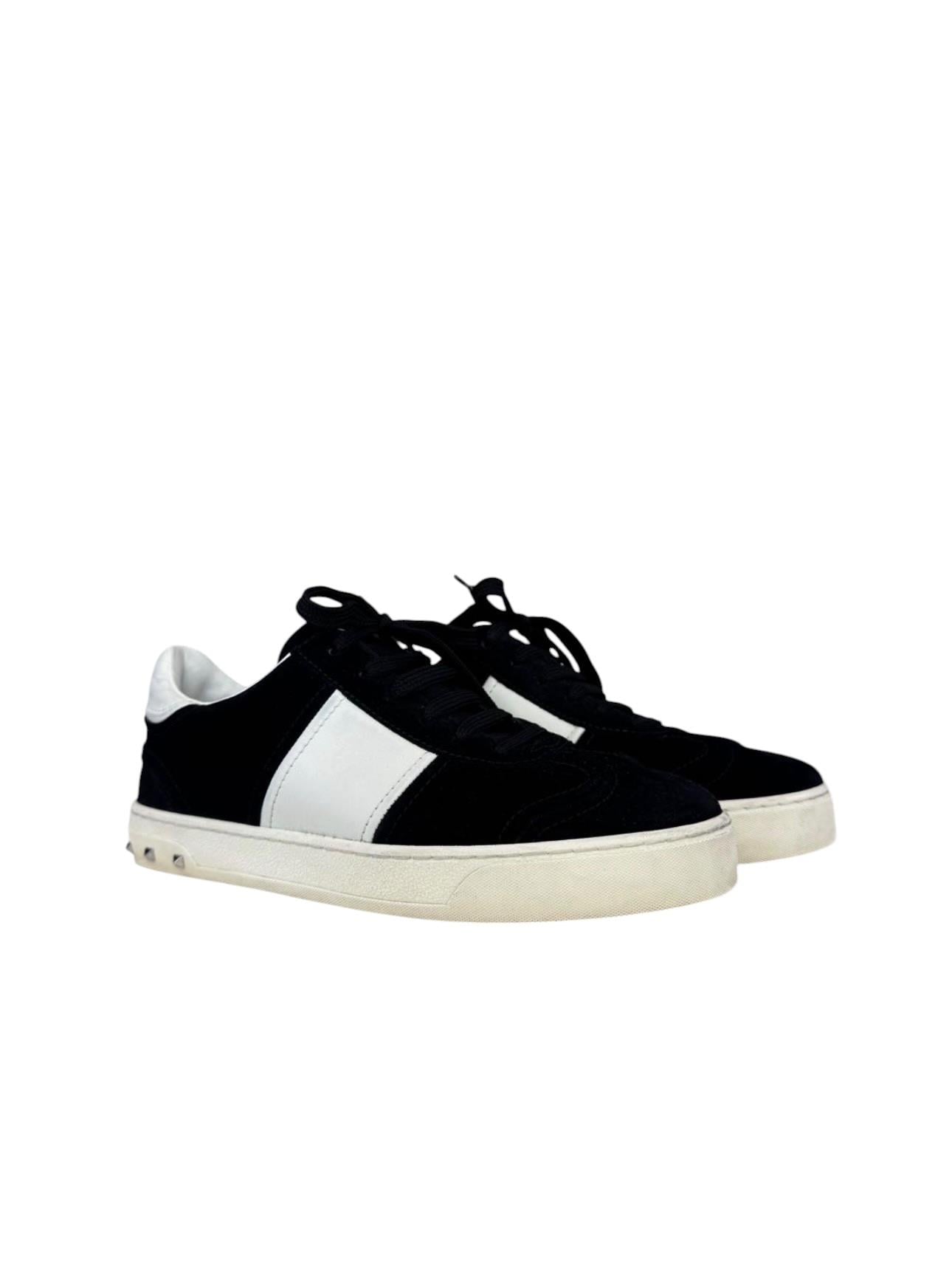 VALENTINO BLACK SUEDE SNEAKERS