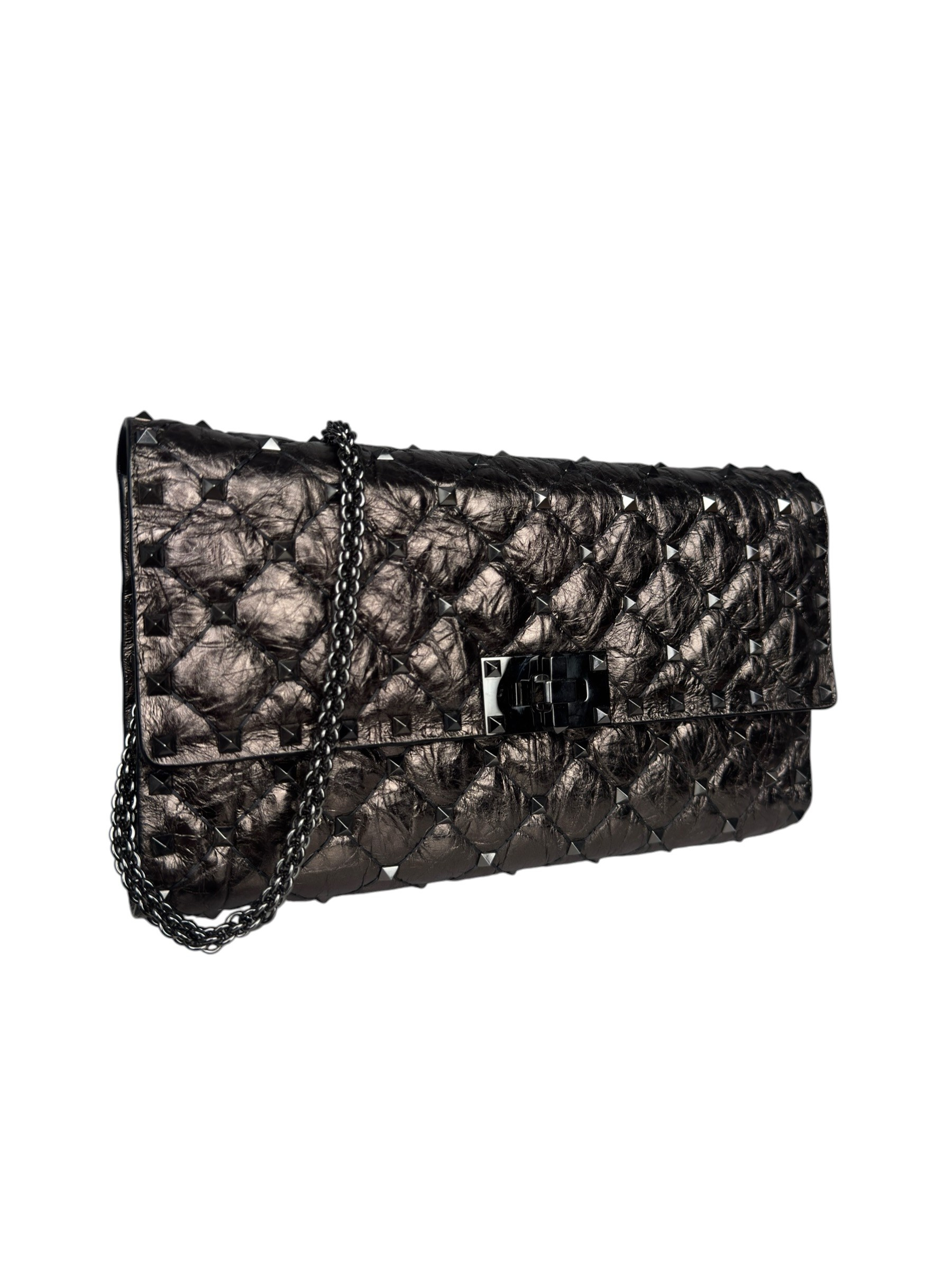 VALENTINO GARAVANI METALLIC ROCKSTUD BAG