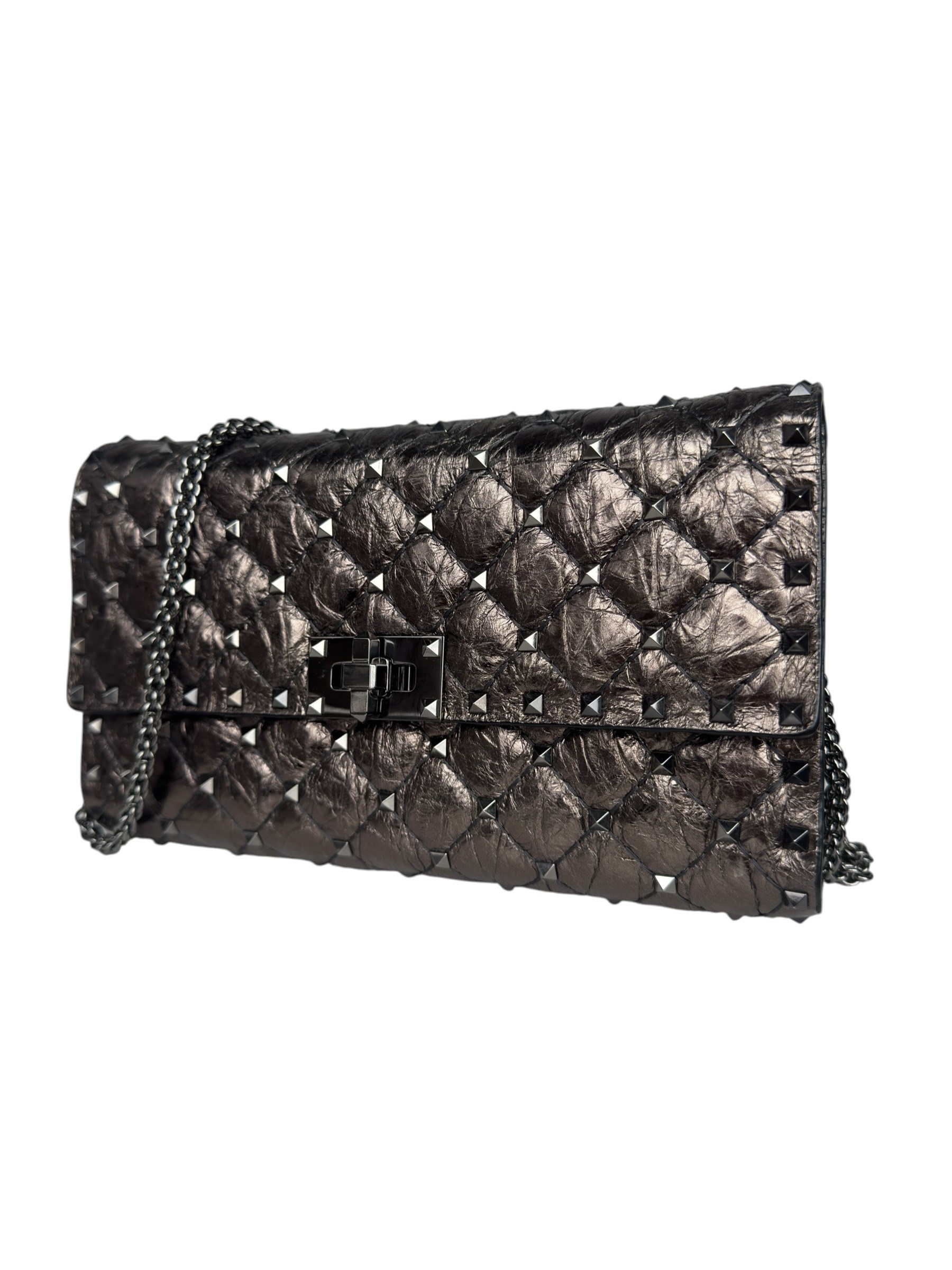 VALENTINO GARAVANI METALLIC ROCKSTUD BAG