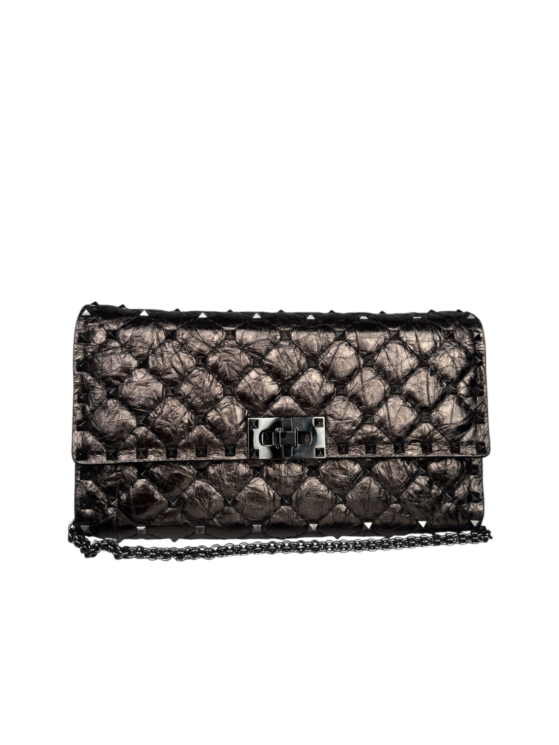 VALENTINO GARAVANI METALLIC ROCKSTUD BAG