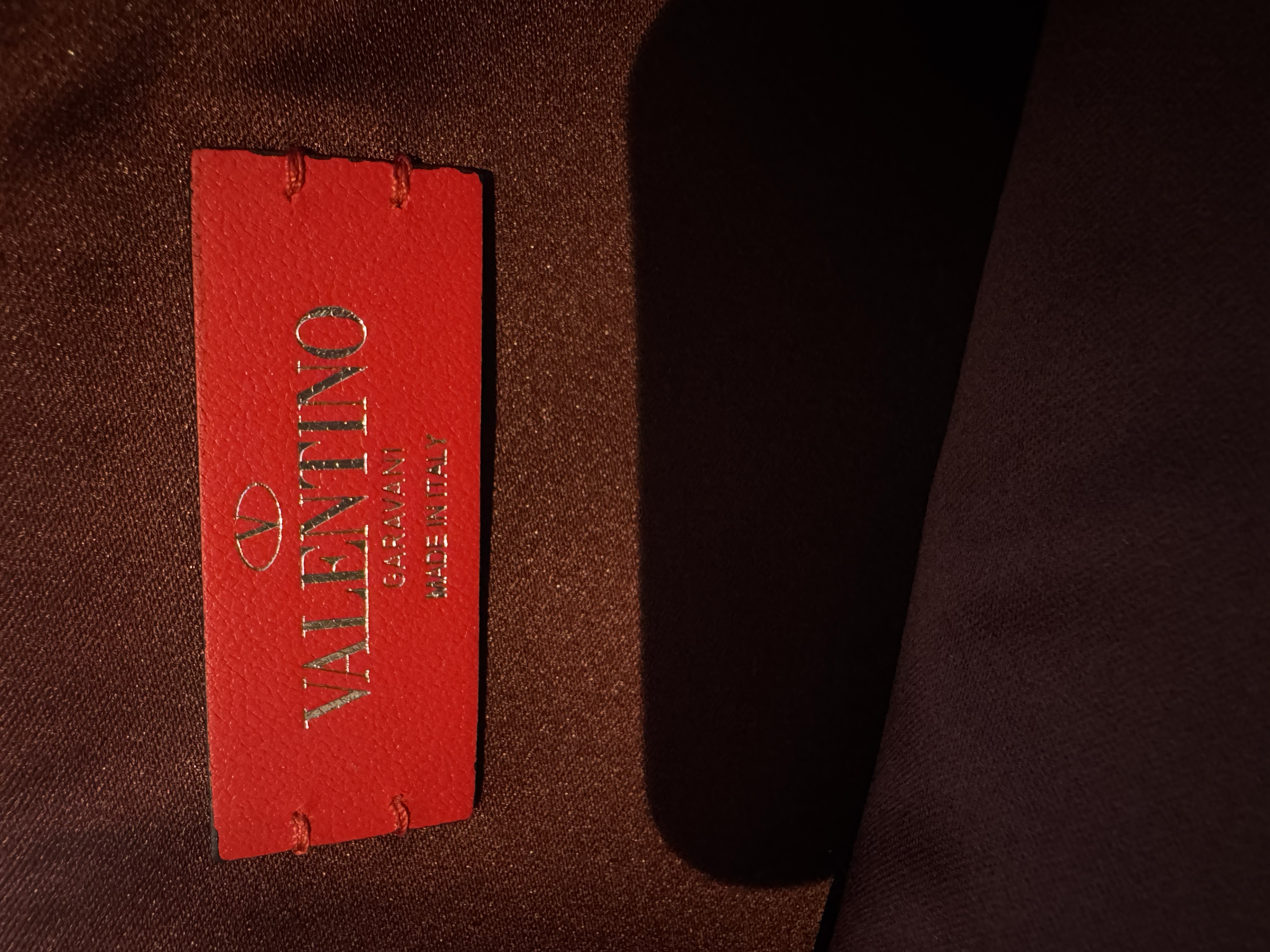 VALENTINO LOVE LEATHER CLUTCH