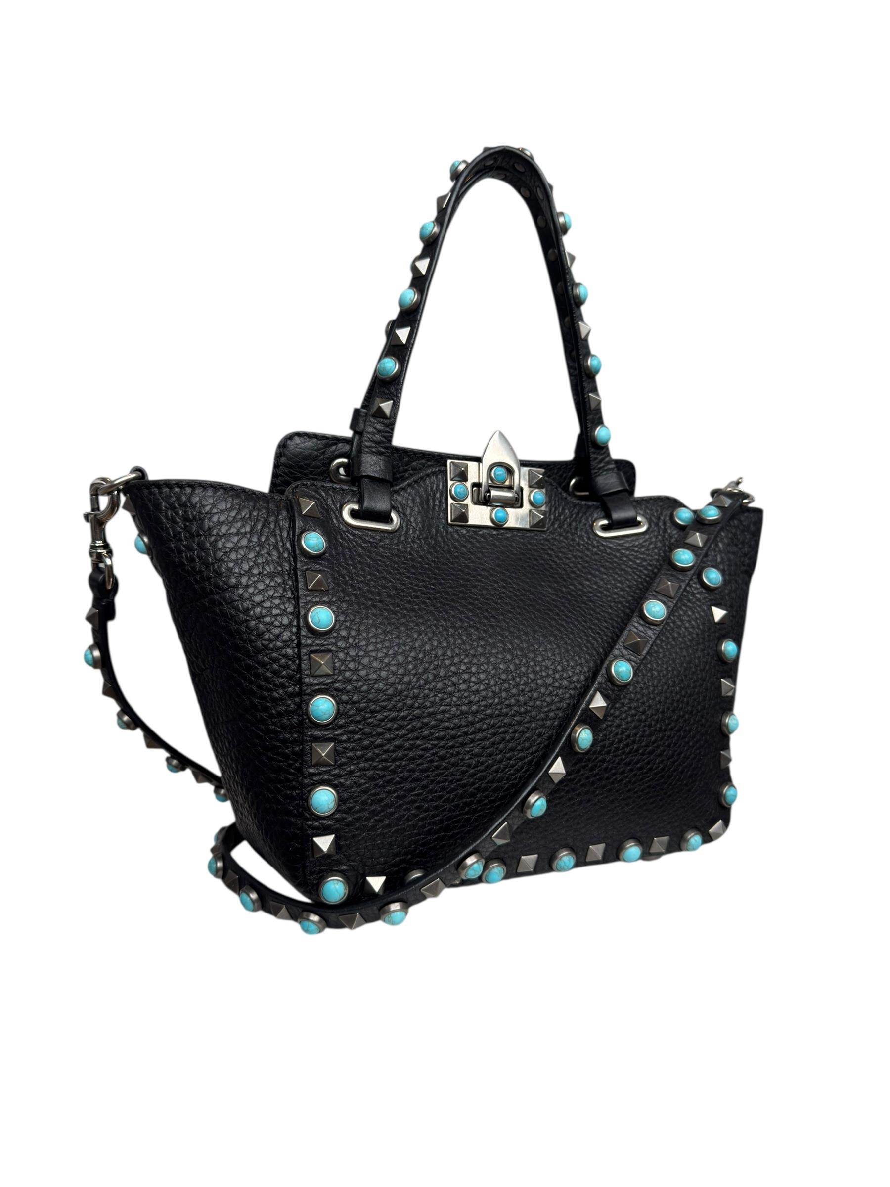 VALENTINO MINI ROCKSTUD SATCHEL BAG