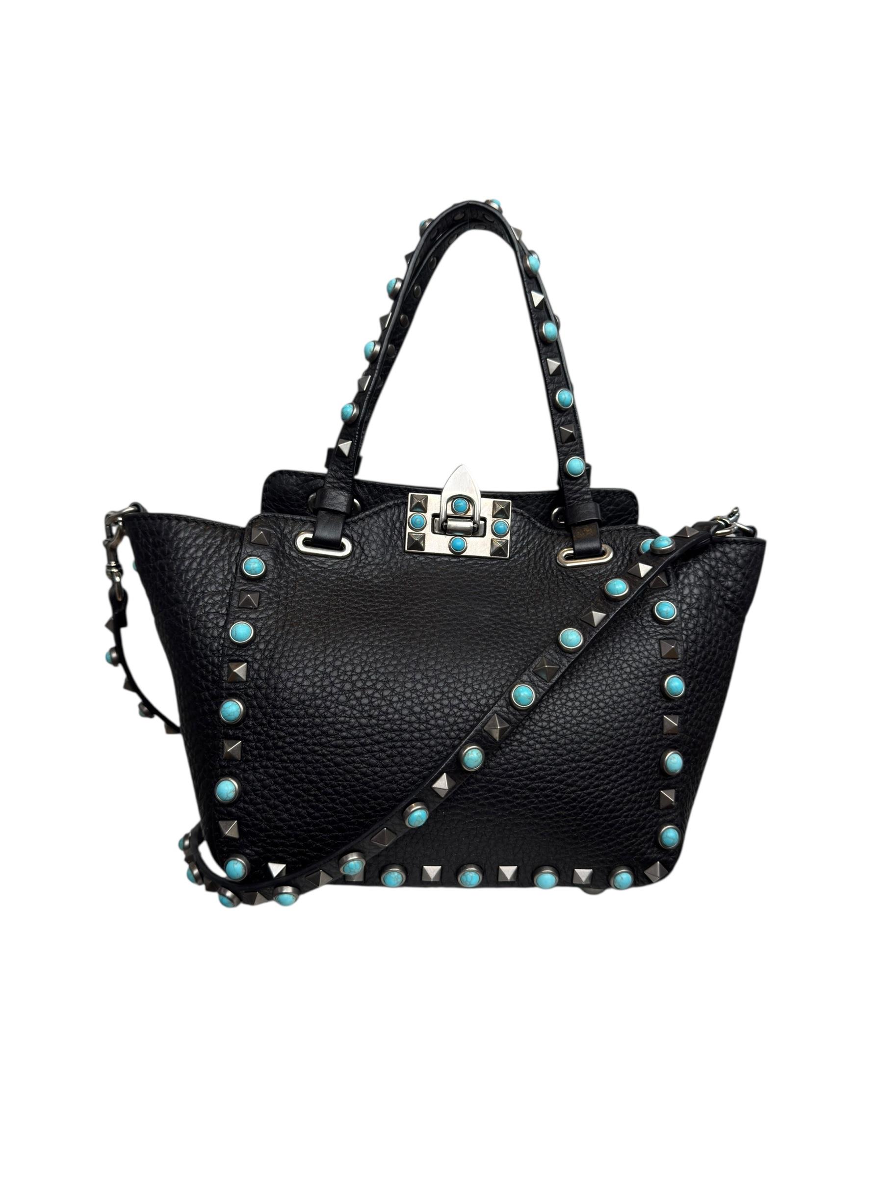 VALENTINO MINI ROCKSTUD SATCHEL BAG