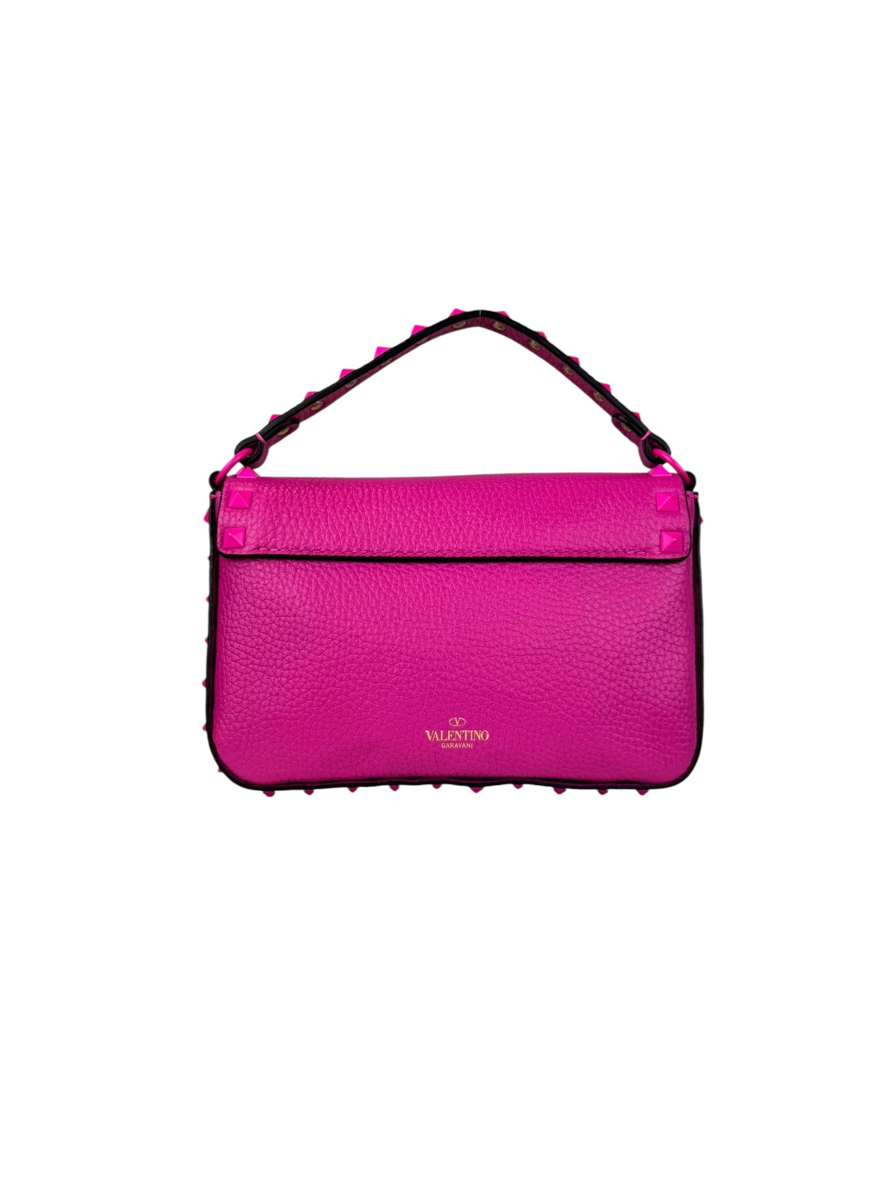 VALENTINO PINK RPCKSTUD MINI BAG
