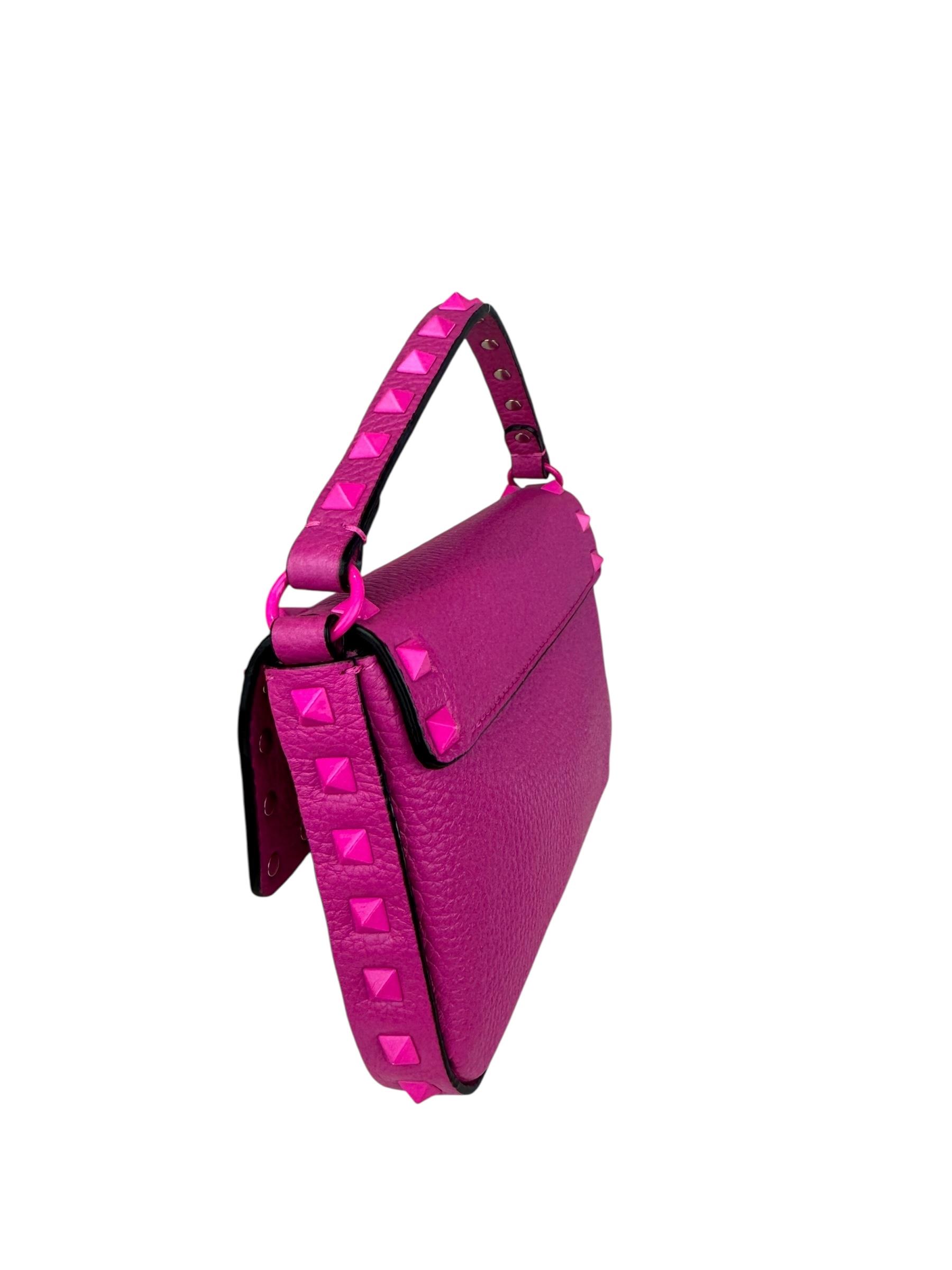 VALENTINO PINK RPCKSTUD MINI BAG