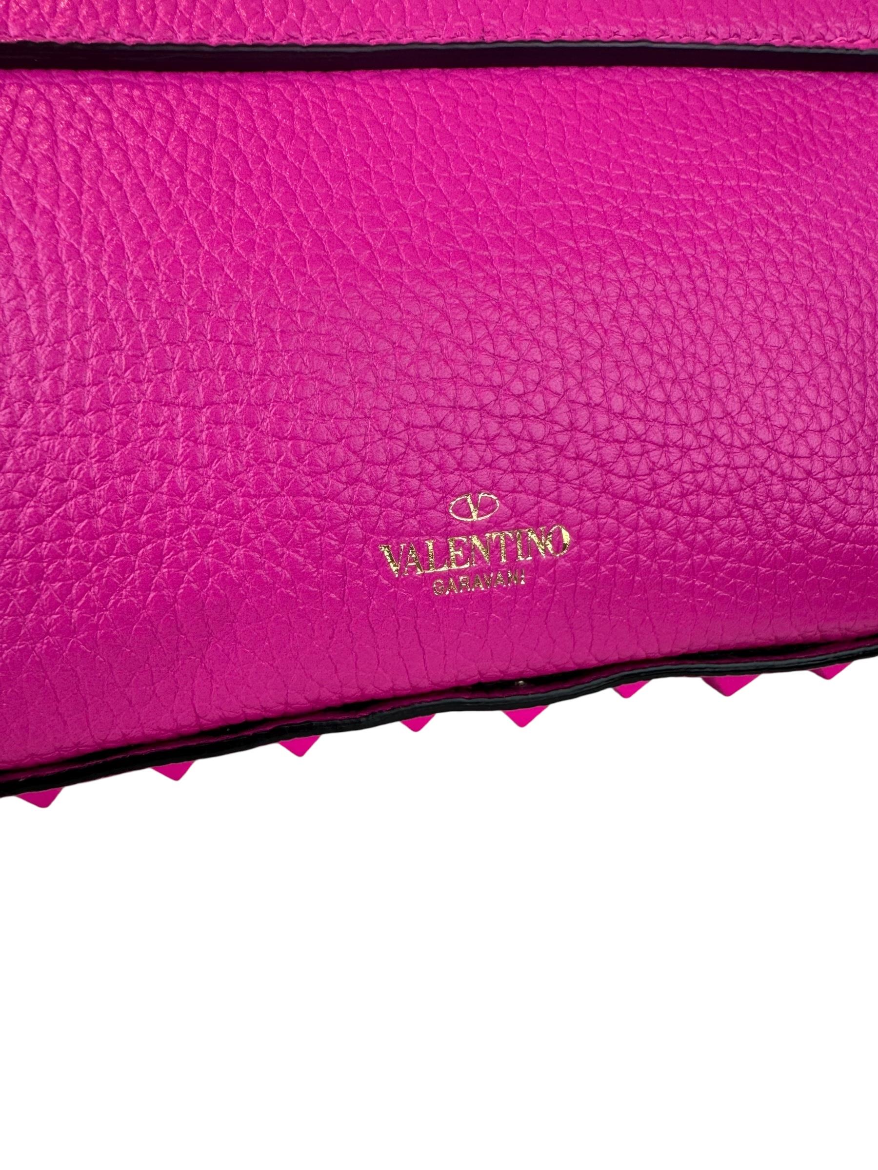 VALENTINO PINK RPCKSTUD MINI BAG