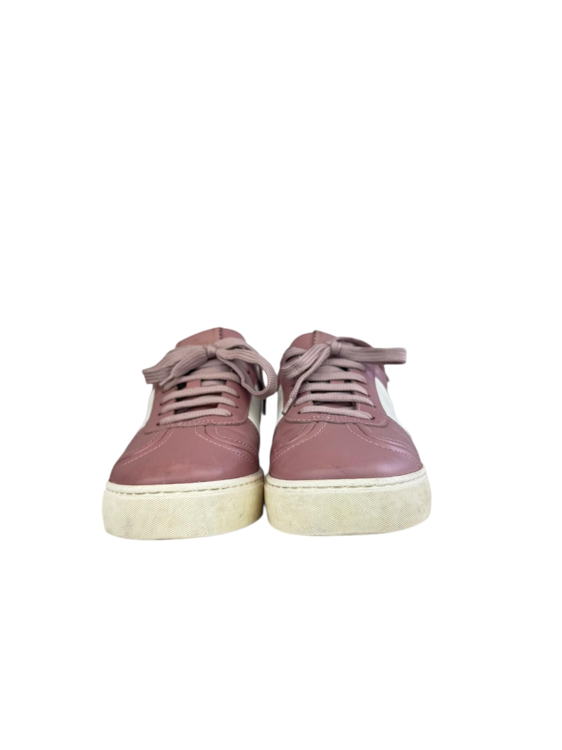 VALENTINO ROSA ROCKSTUD SNEAKERS
