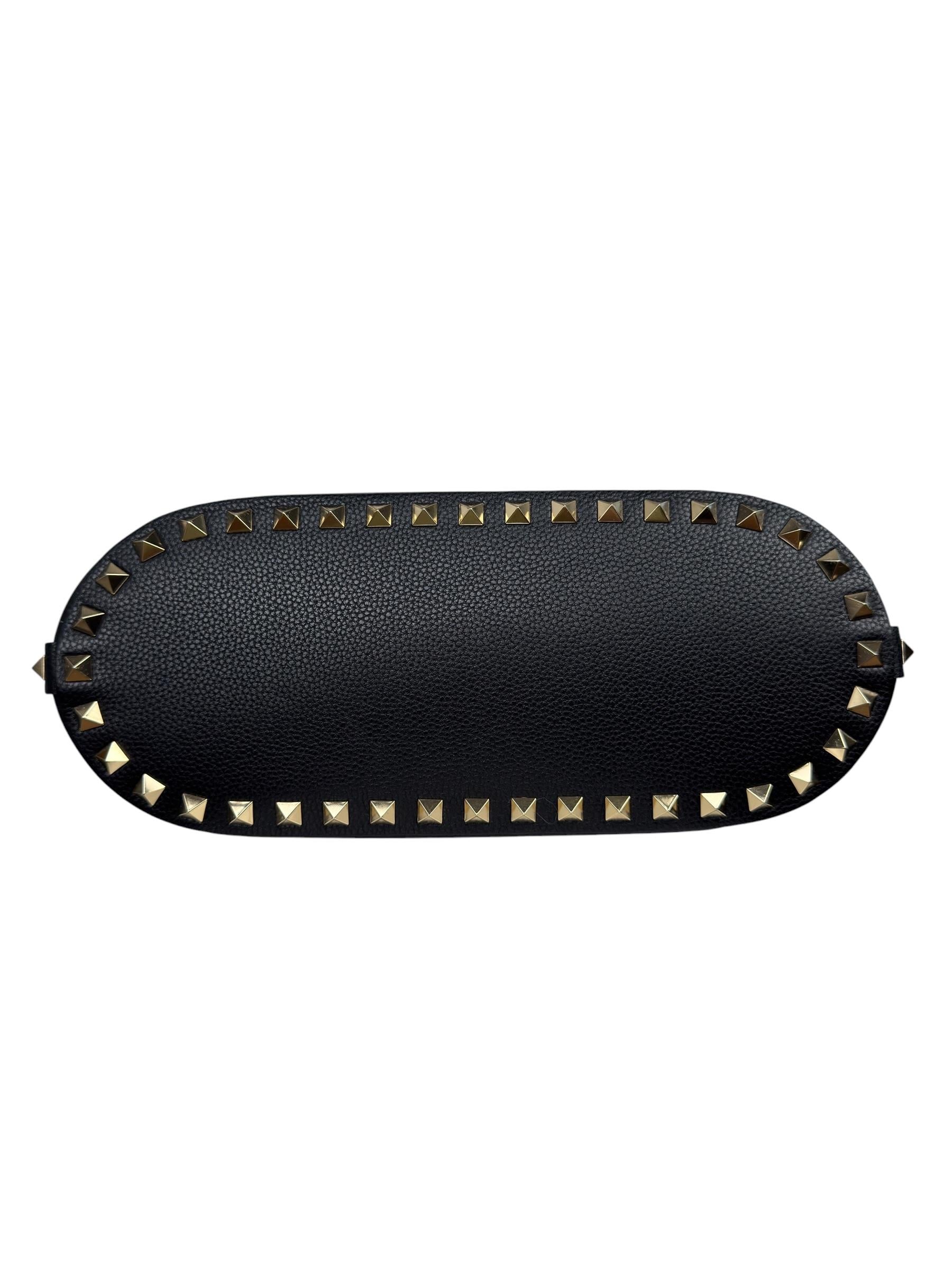 VALENTINO SMALL ROCKSTUD SHOPPING TOTE