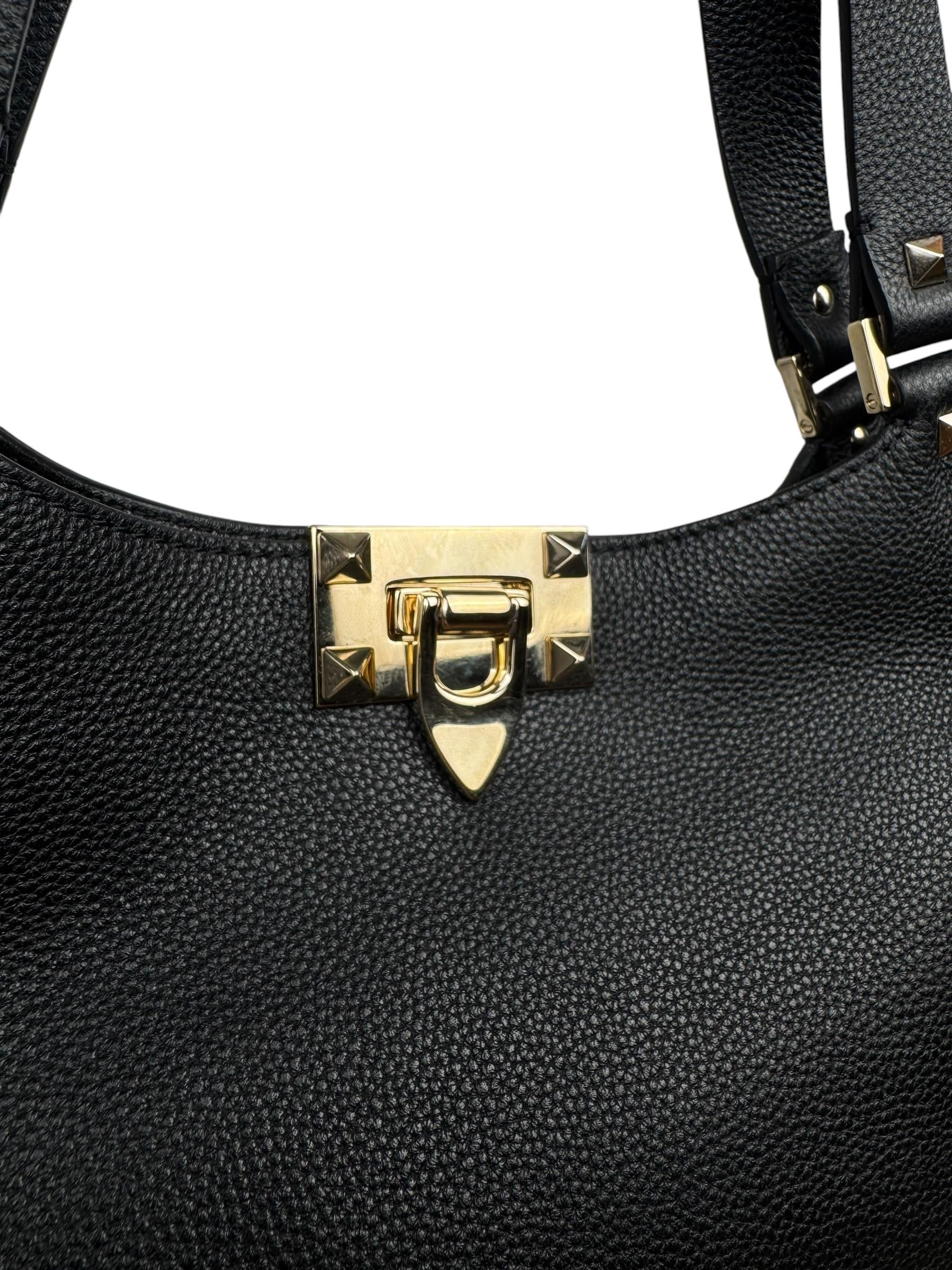 VALENTINO SMALL ROCKSTUD SHOPPING TOTE