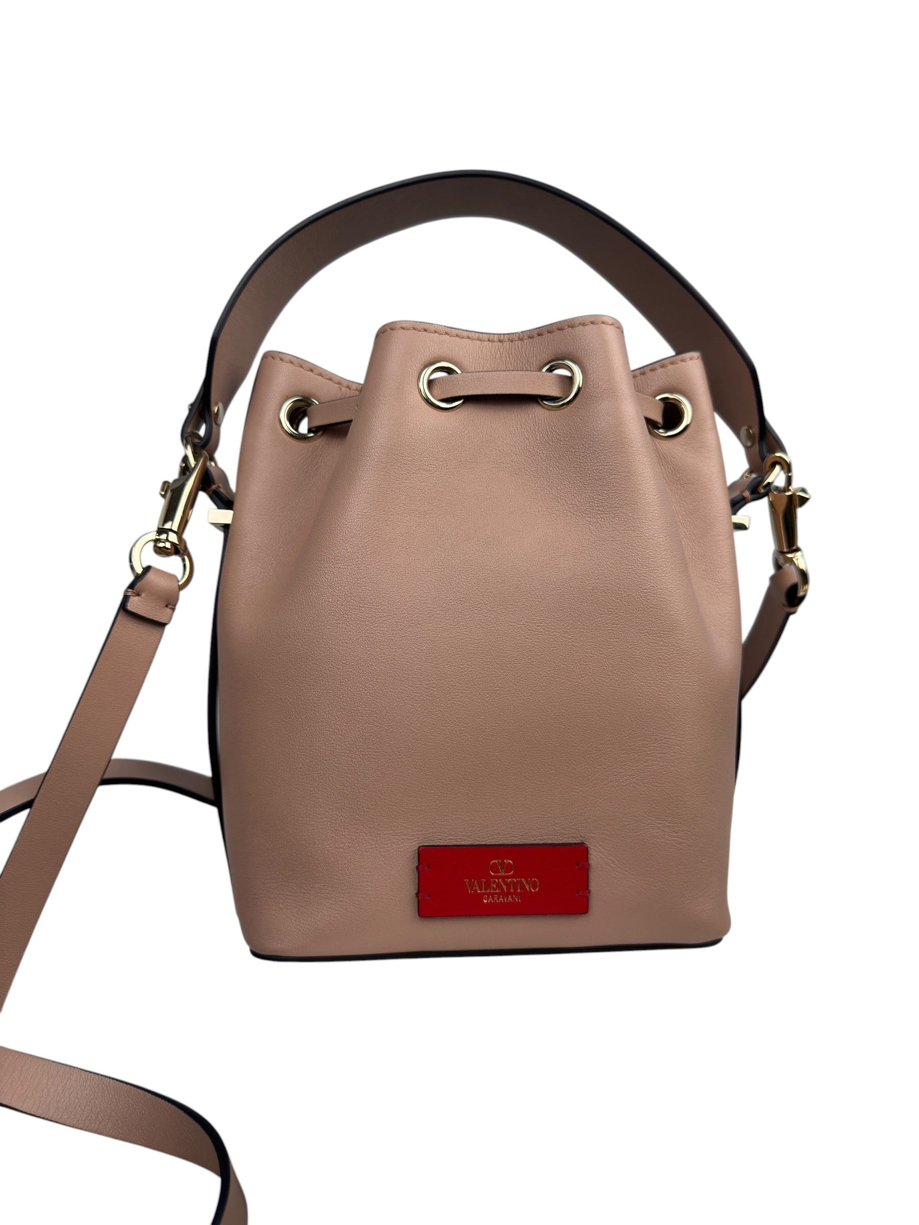 VALENTINO V LOGO SMALL BUCKET BAG