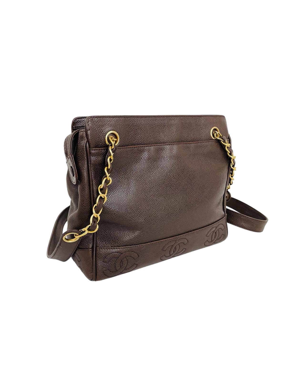 VINTAGE BROWN SHOULDER BAG