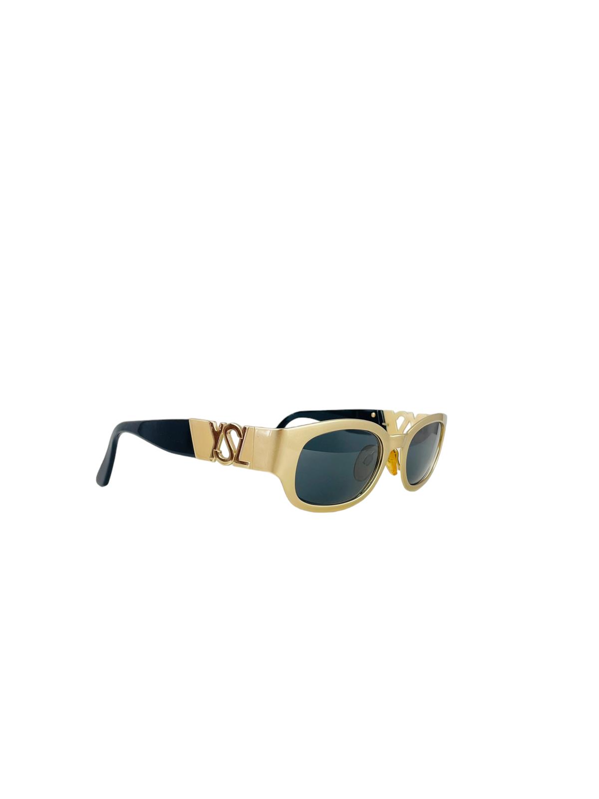 YSL VINTAGE GOLD SUNGLASSES