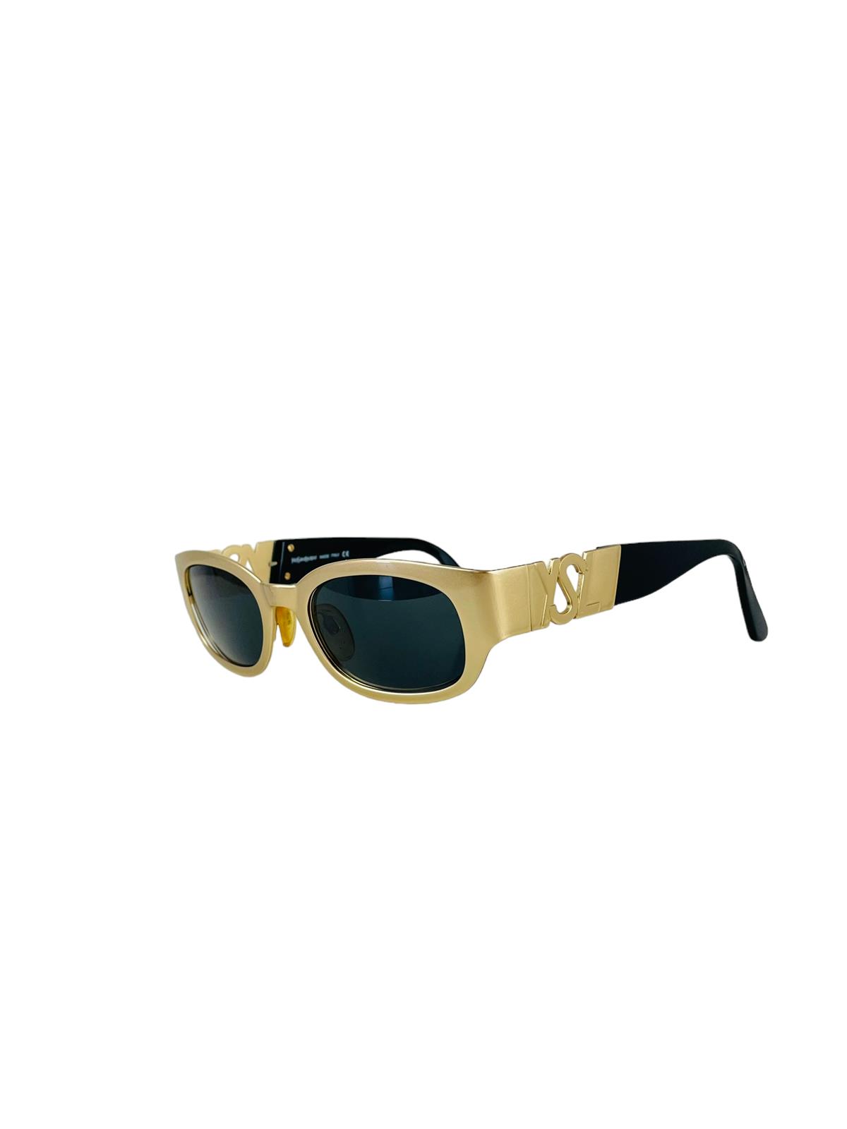 YSL VINTAGE GOLD SUNGLASSES