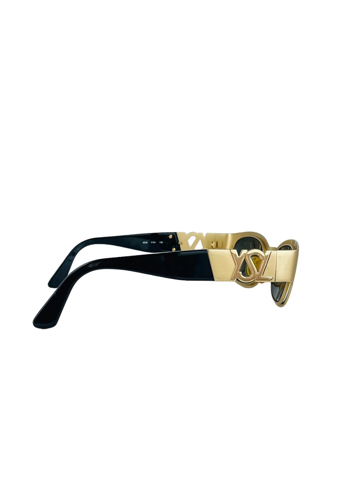 YSL VINTAGE GOLD SUNGLASSES