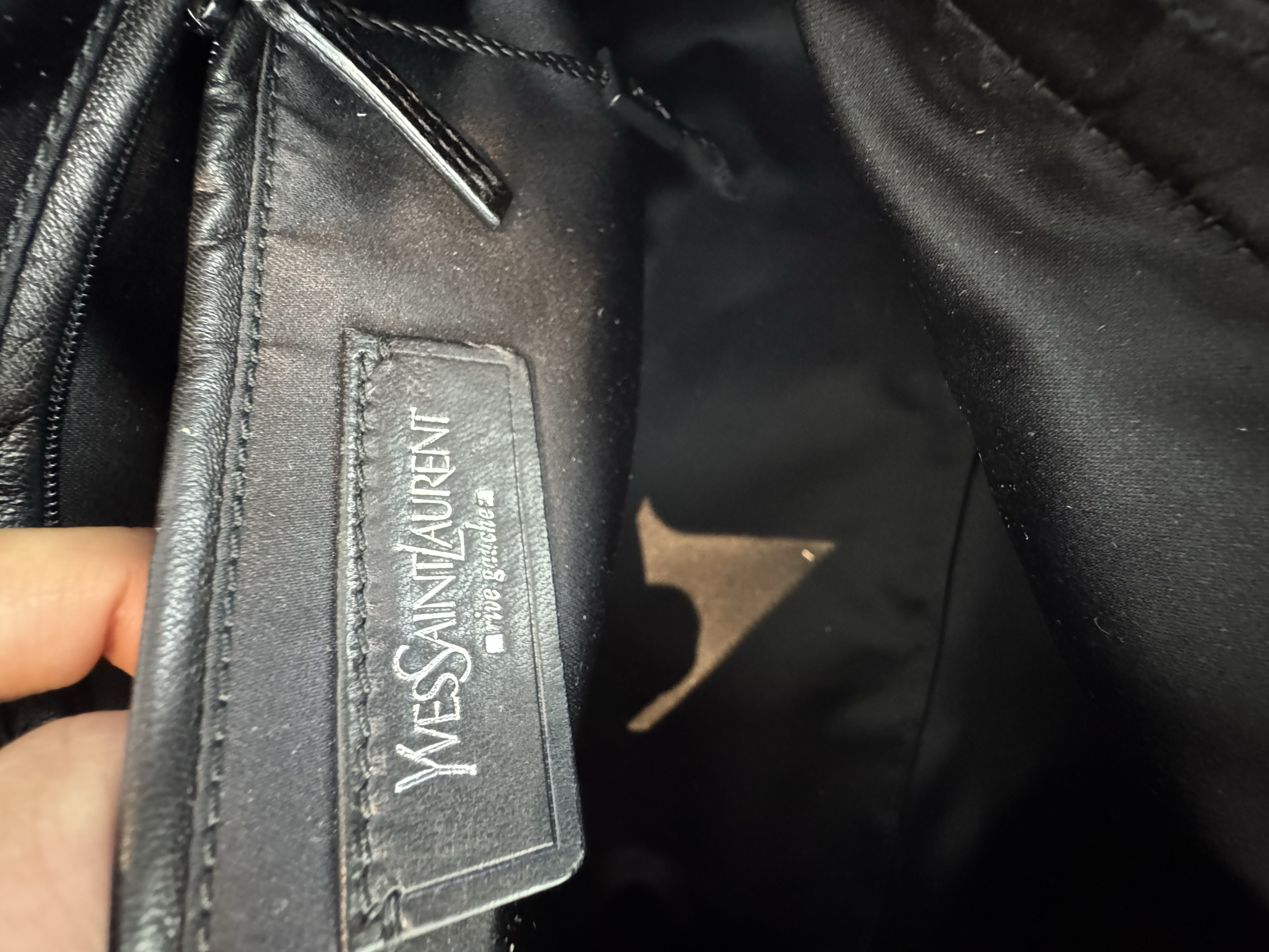 YVES SAINT LAURENT PINK BOWLING BAG