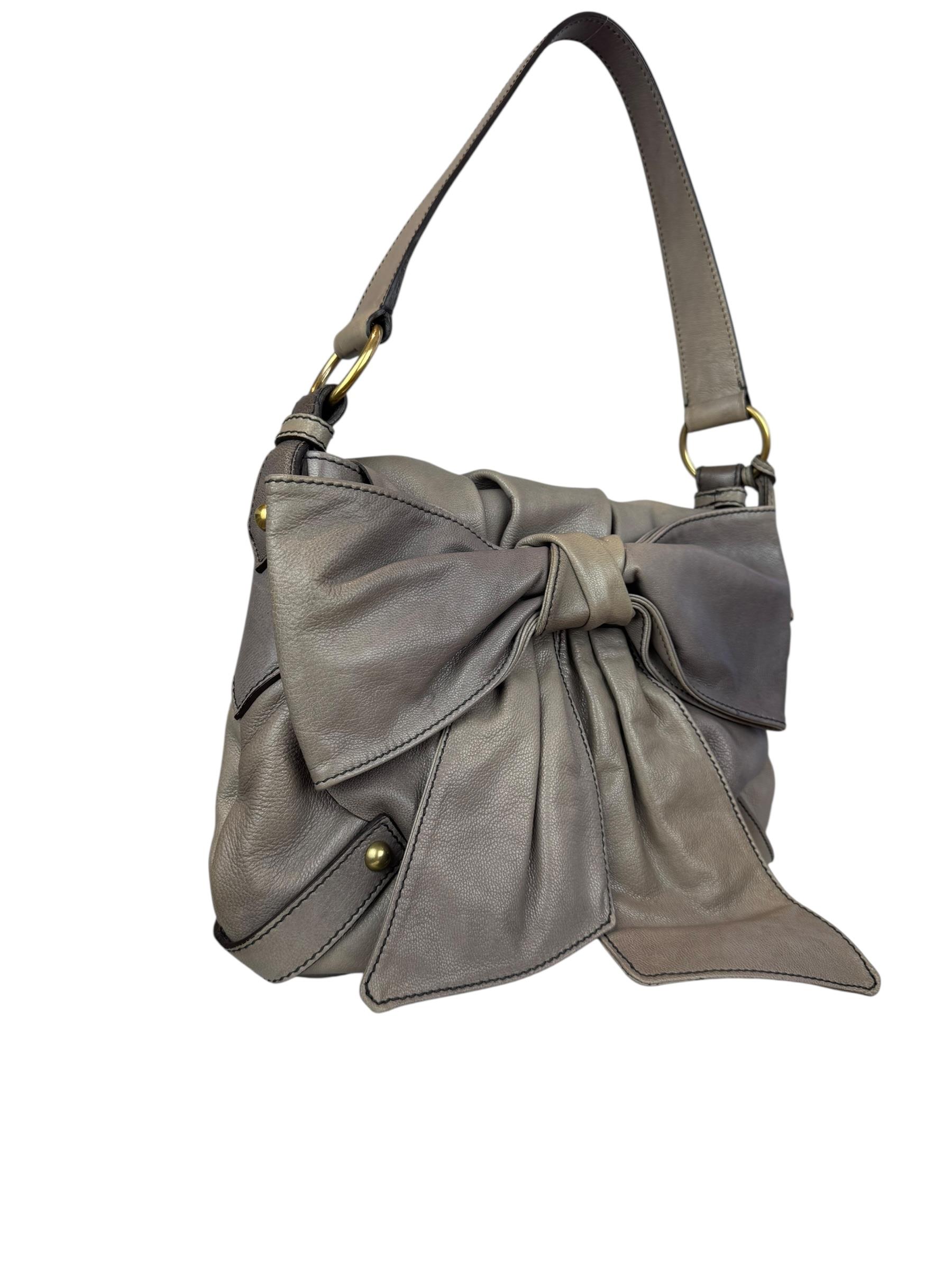 YVES SAINT LAURENT RIBBON SHOULDER BAG
