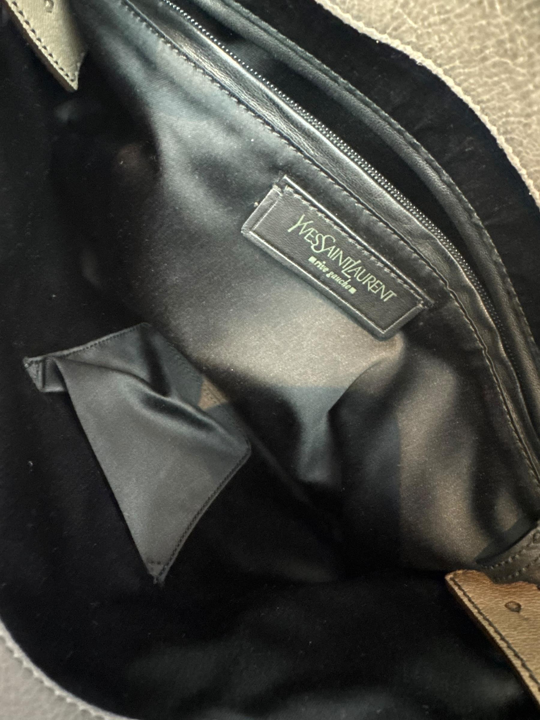 YVES SAINT LAURENT RIBBON SHOULDER BAG