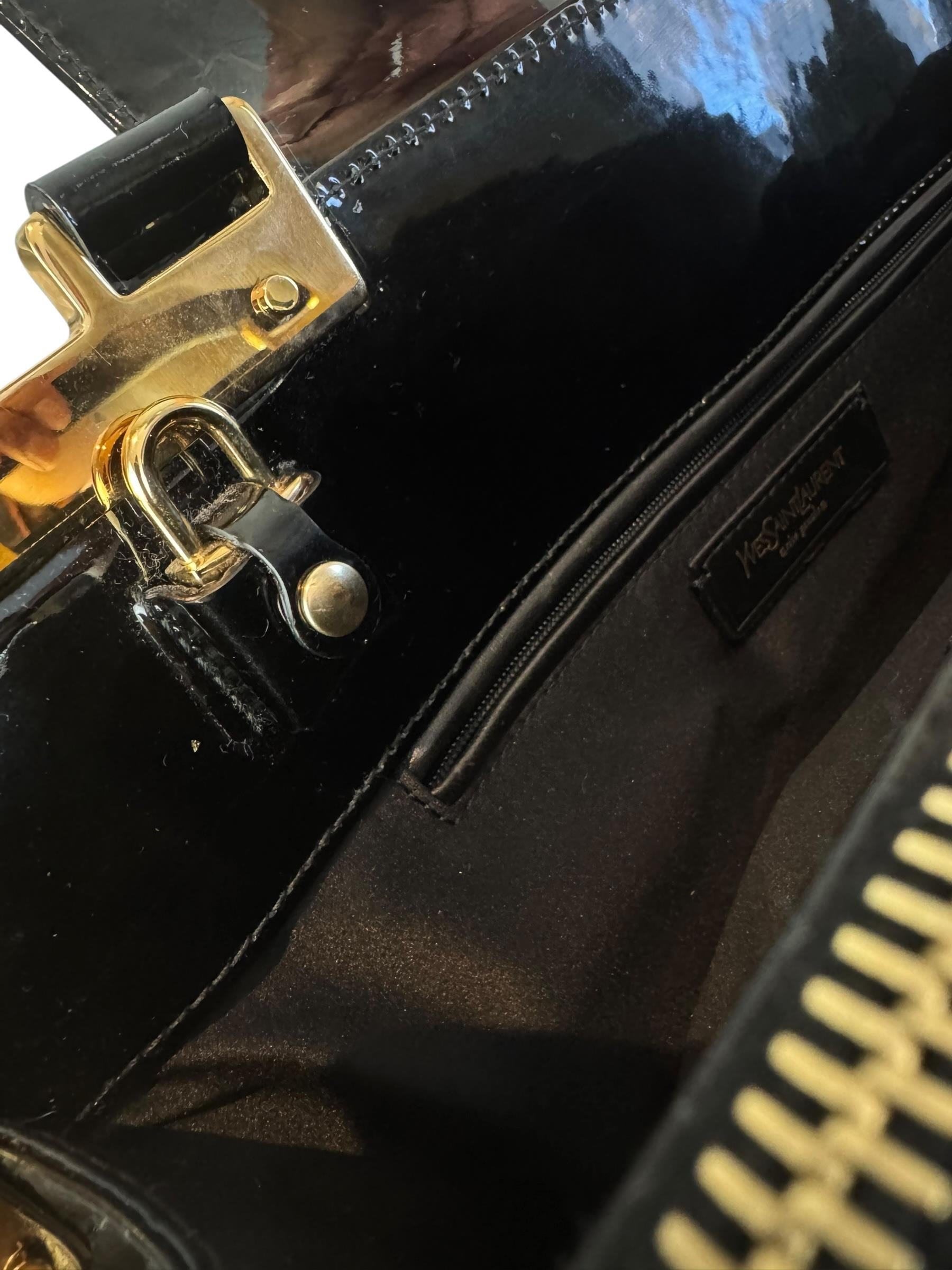 YVES SAINT LAURENT UP TOWN SATCHEL BAG
