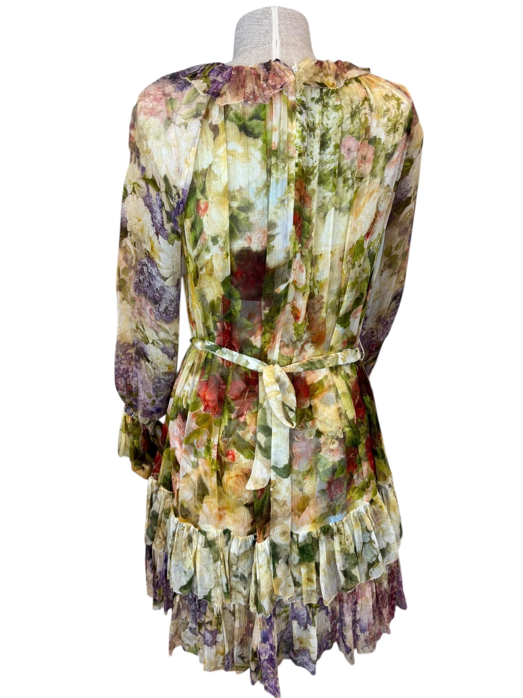 ZIMMERMANN SILK FLORAL DRESS