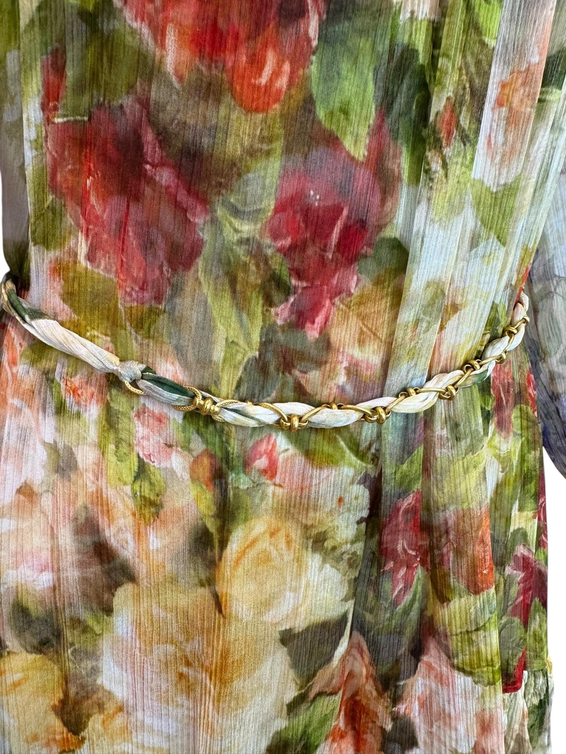 ZIMMERMANN SILK FLORAL DRESS