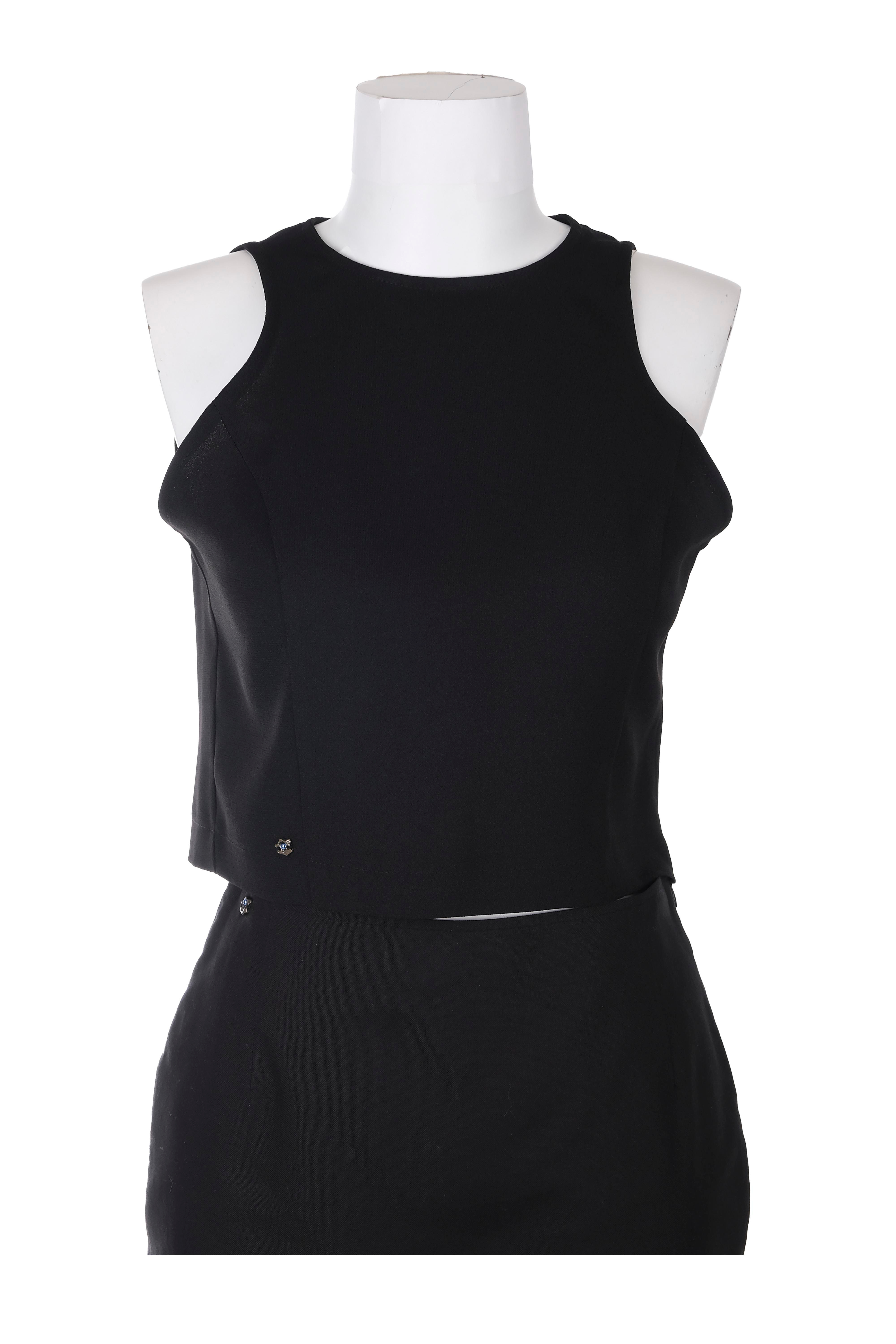 BLUBluzBLU Halter Yaka Kısa Bluz