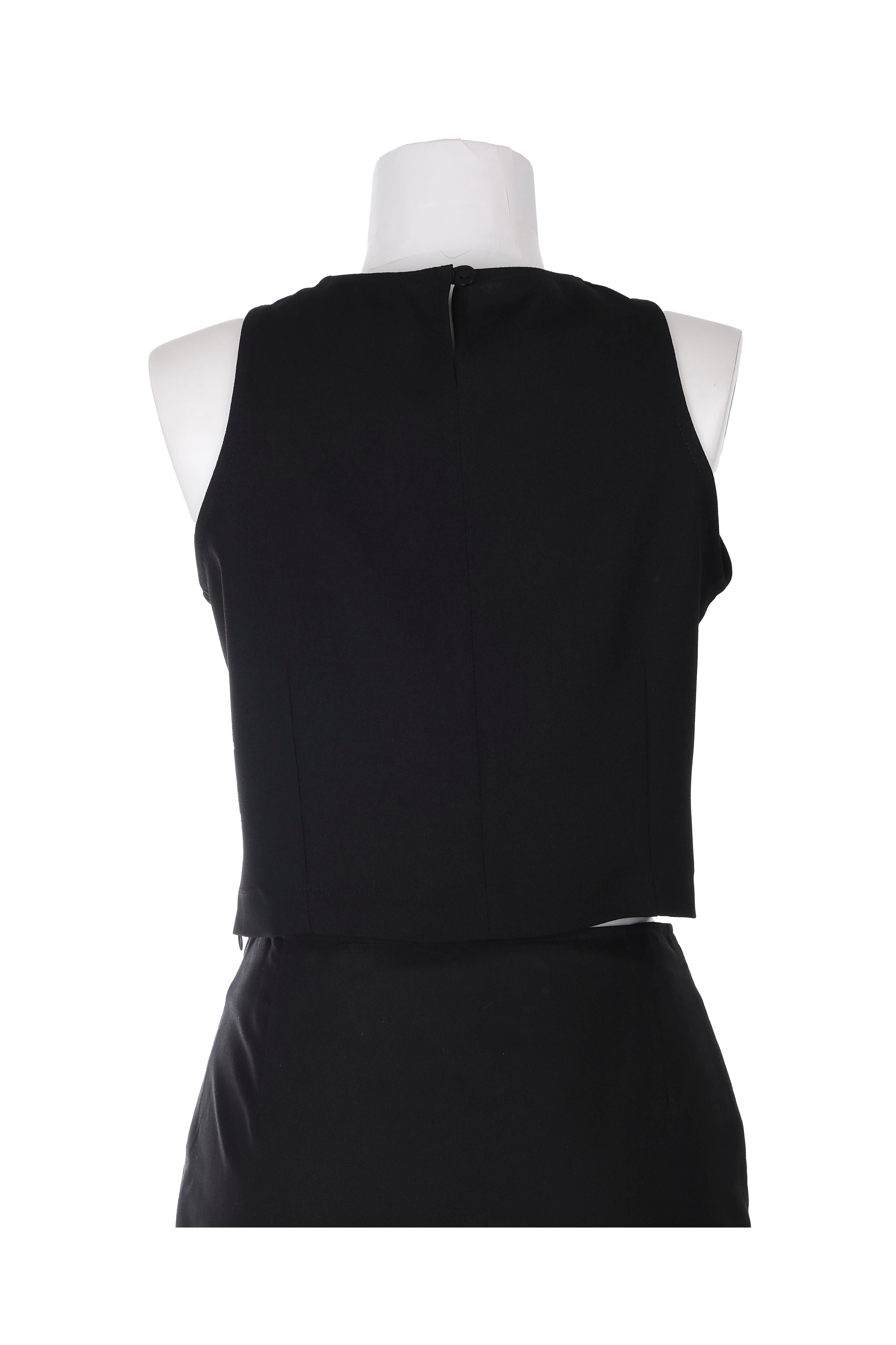 BLUBluzBLU Halter Yaka Kısa Bluz