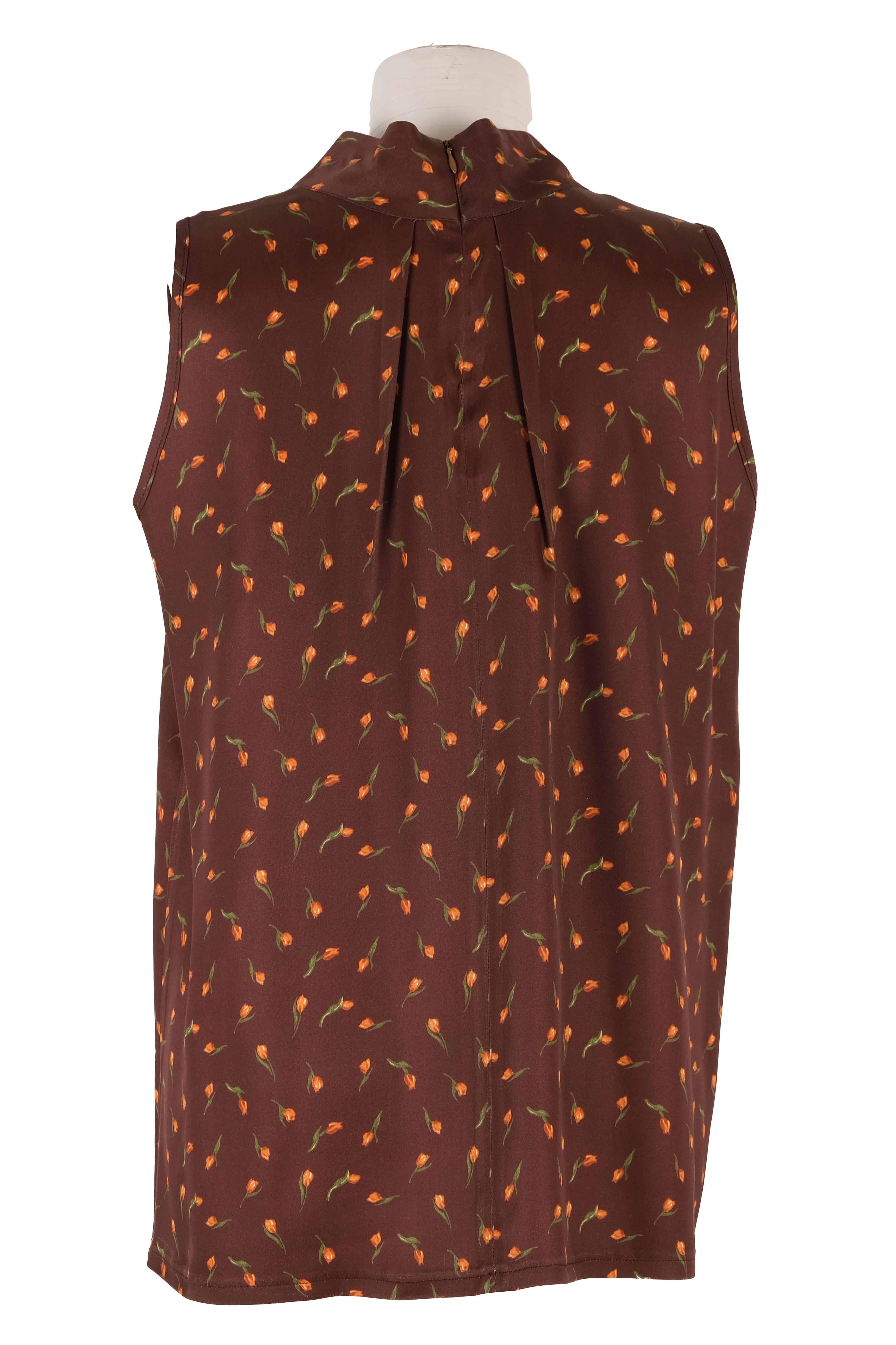 BLUBluzBLU Kolsuz Dik Yaka Bluz