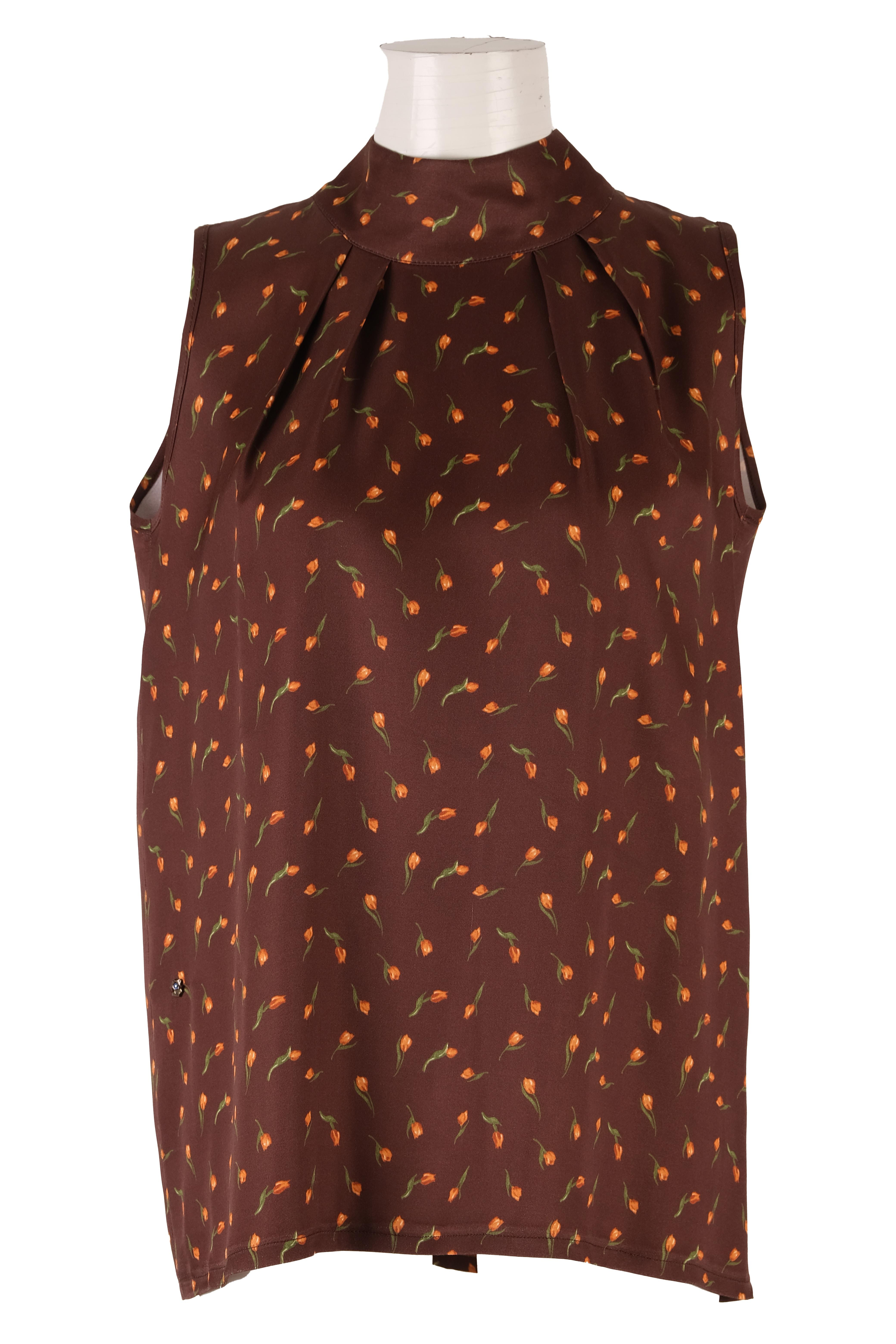 BLUBluzBLU Kolsuz Dik Yaka Bluz