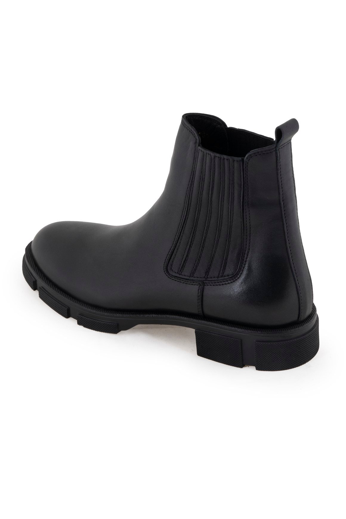 BLUBot / ÇizmeBLU Yan Kapalı Deri Bot