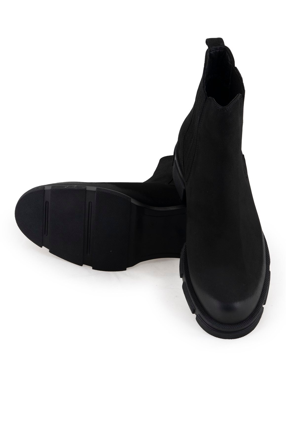 BLUBot / ÇizmeBLU Yan Kapalı Deri Bot