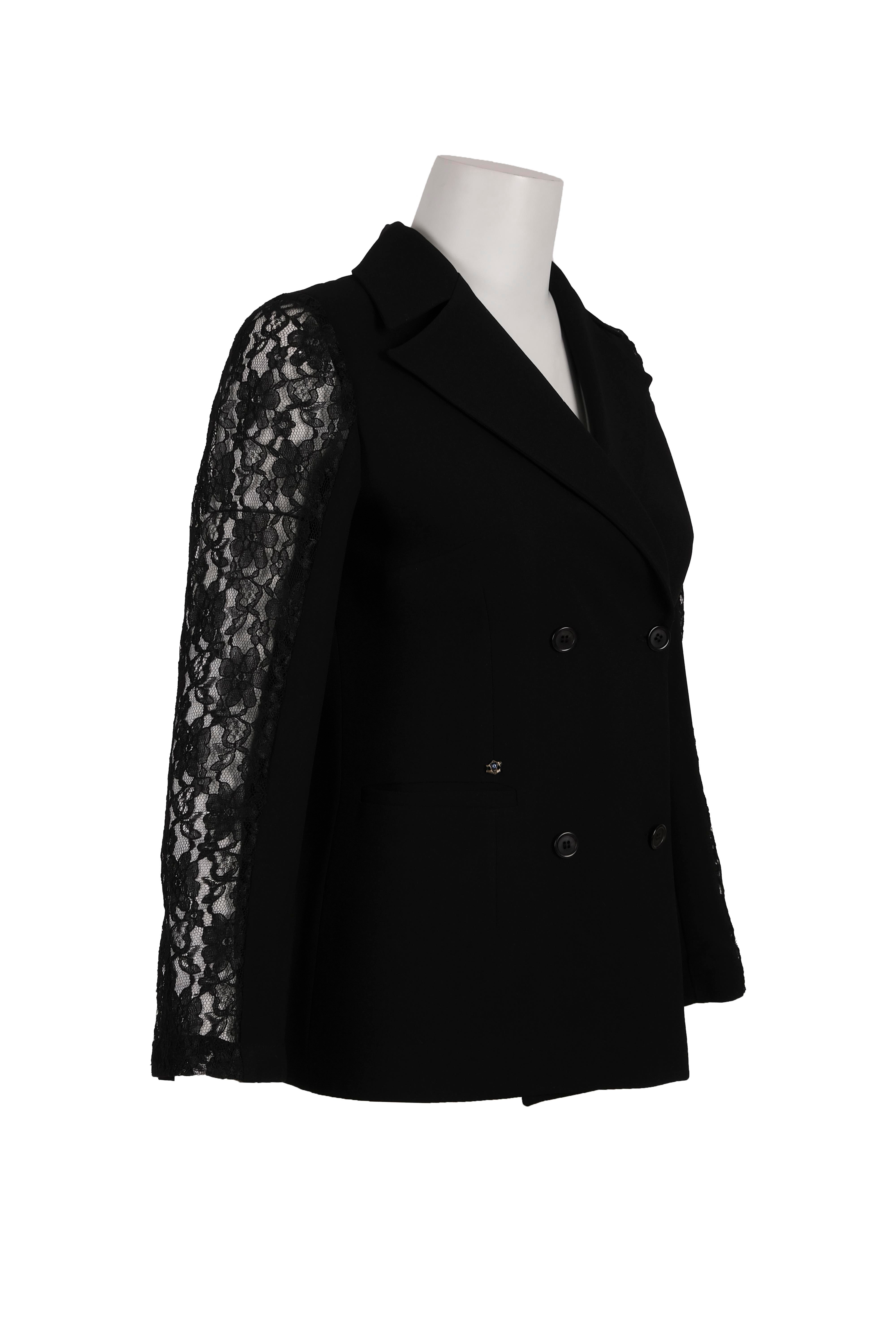 BLUCeket / MontBLU Dantel Kollu Ceket