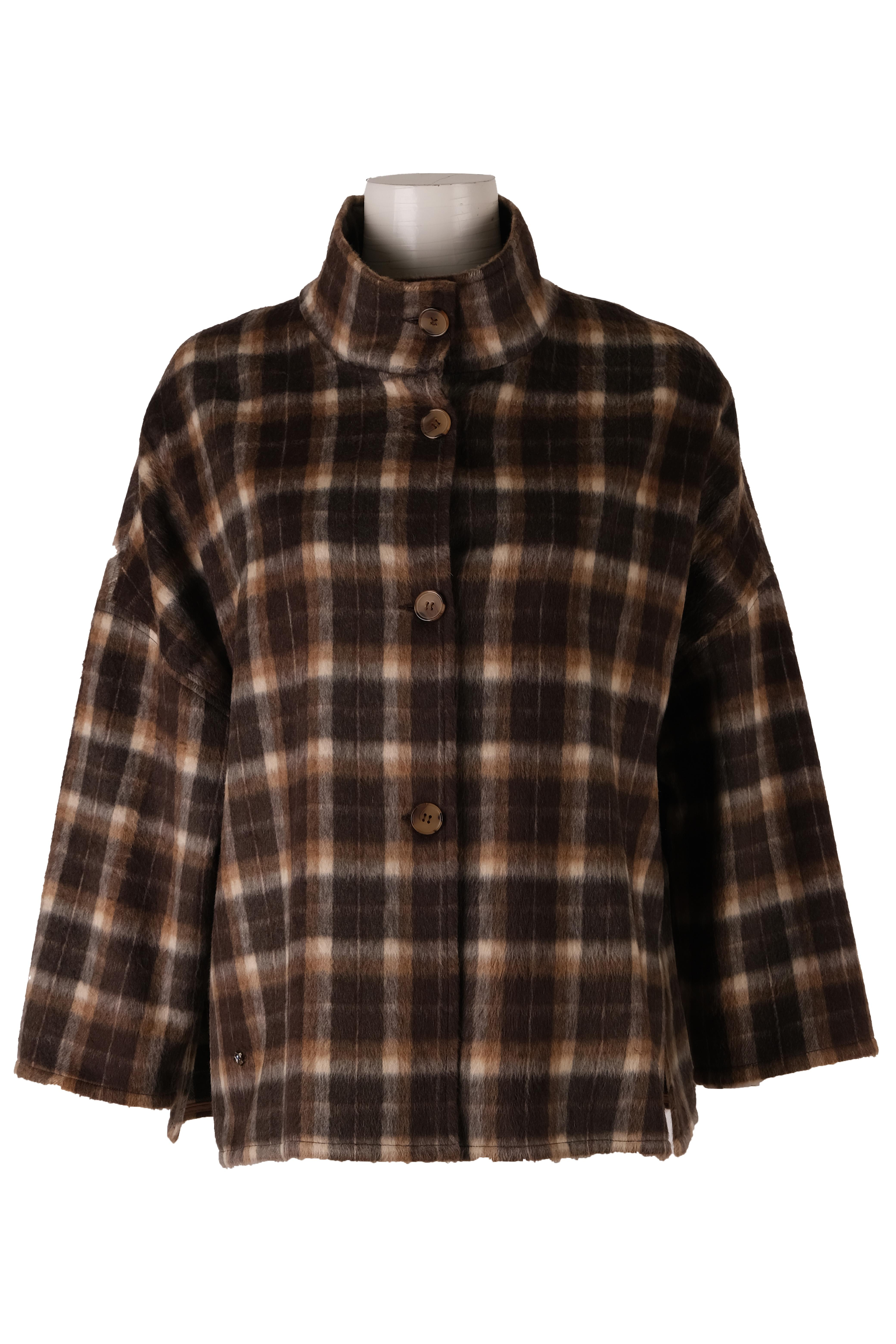 BLUCeket / MontBLU Dik Yaka Düşük Kol Mont