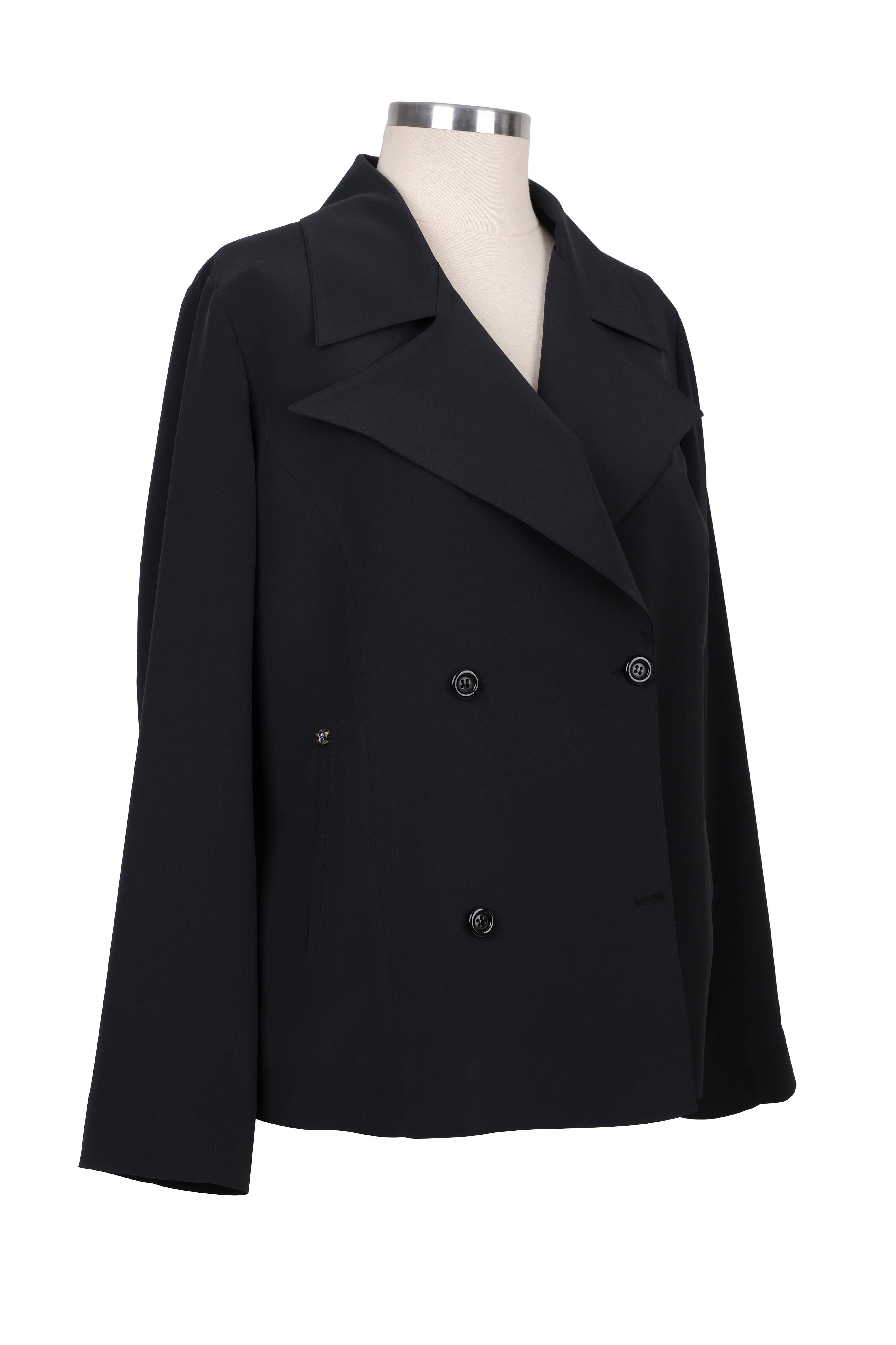 BLUCeket / MontBLU Geniş Yaka Kısa Ceket