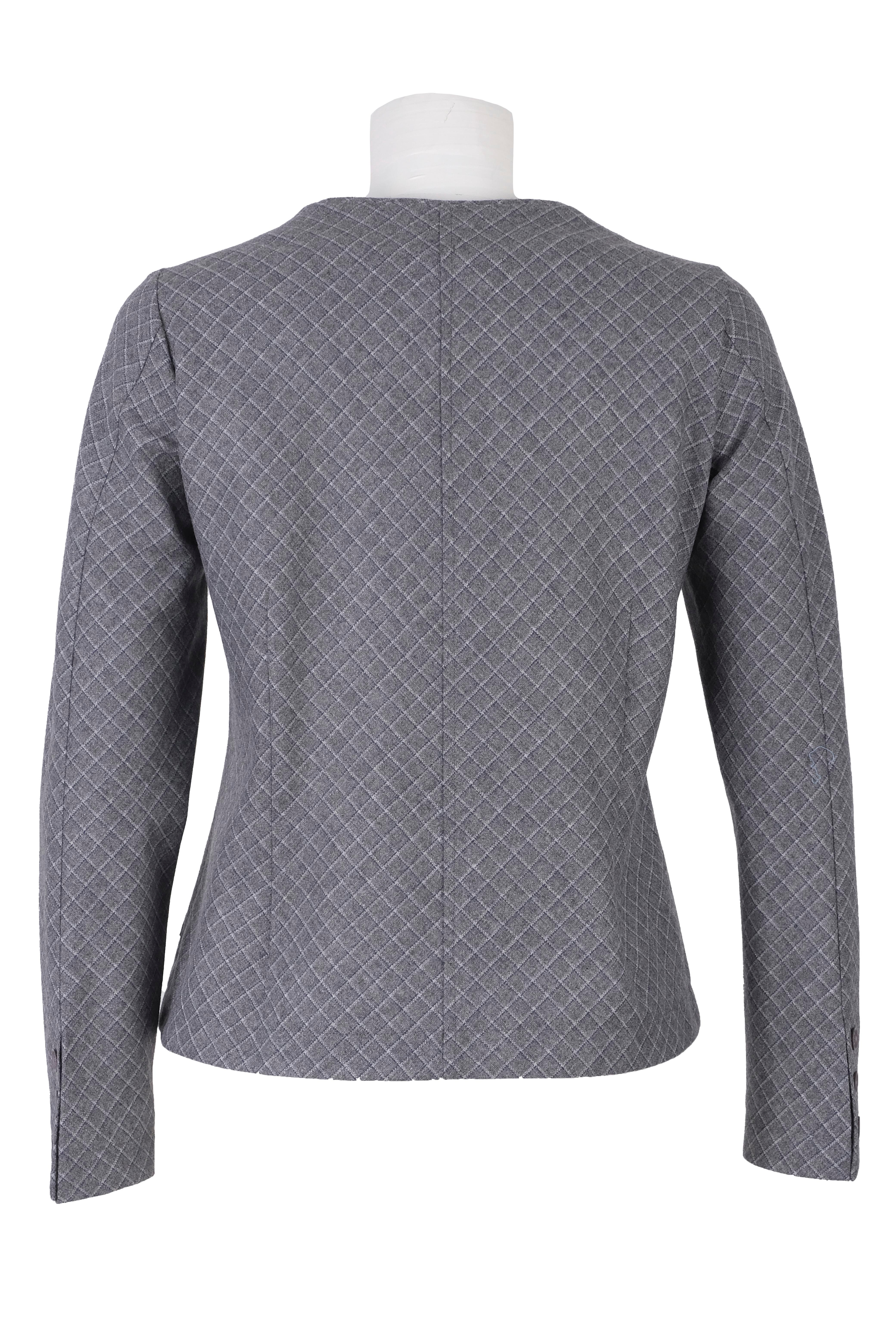 BLUCeket / MontBLU Sıfır Yaka Biyeli Cepli Ceket