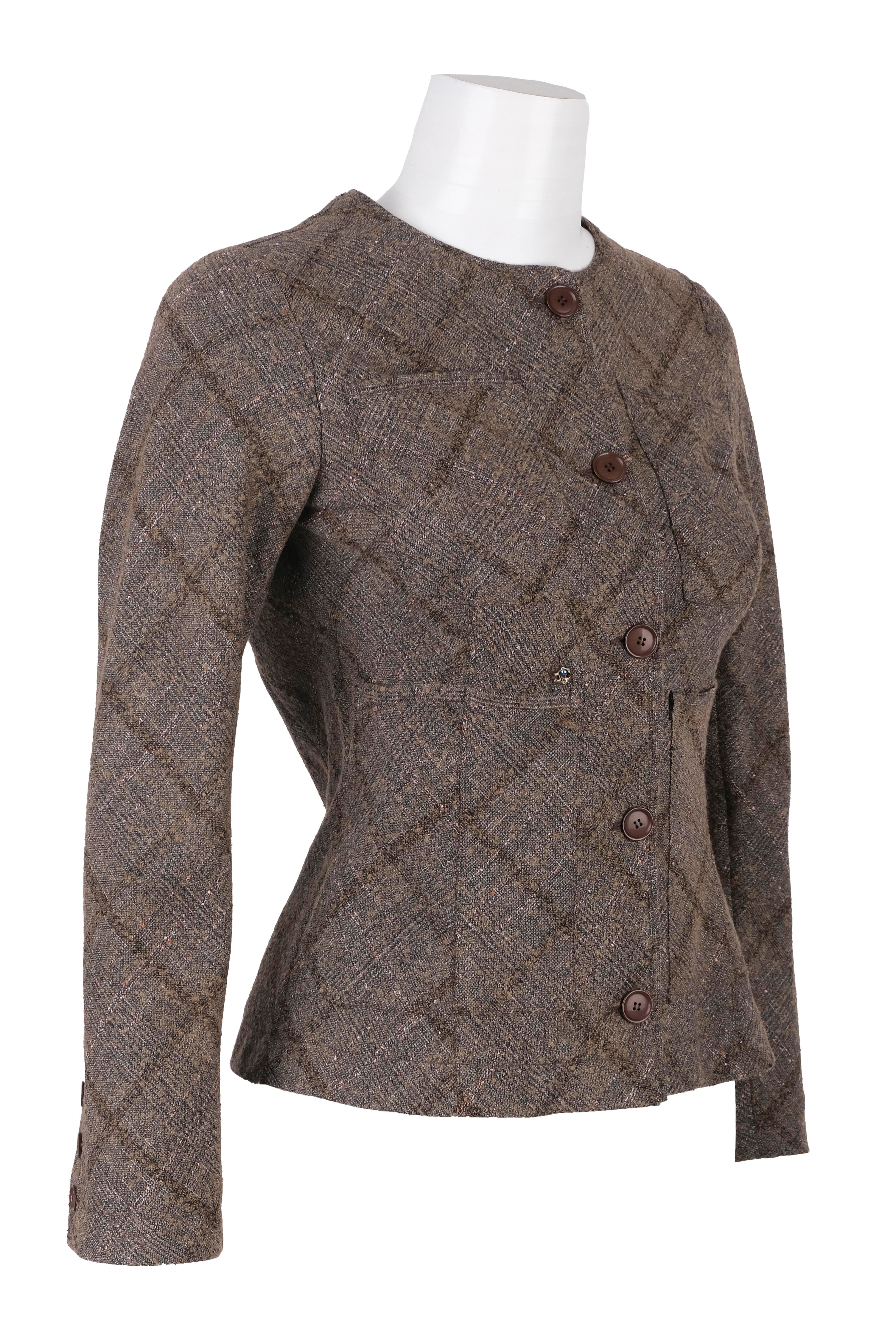 BLUCeket / MontBLU Sıfır Yaka Biyeli Cepli Ceket