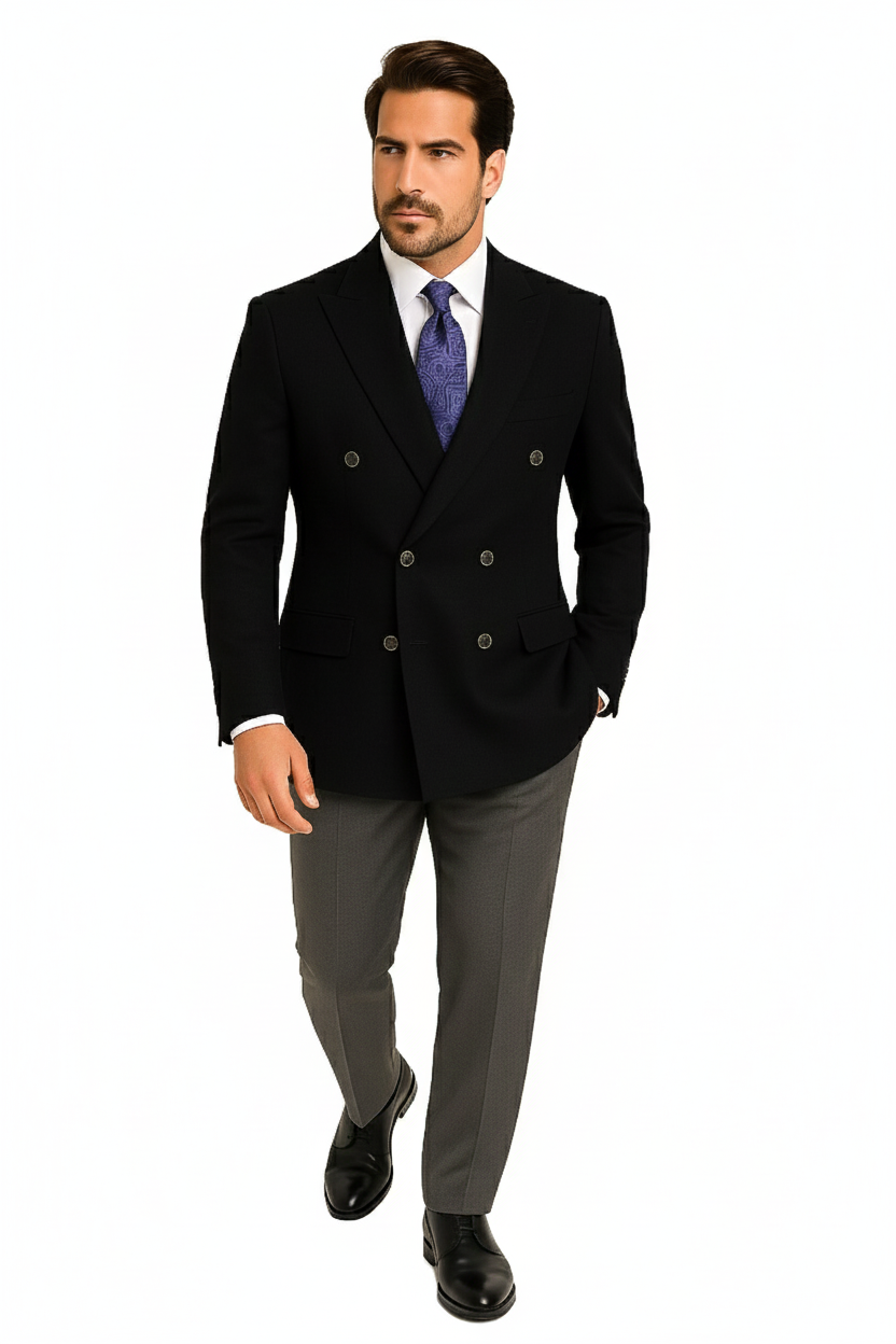 BLUCeketBLU % 100 Kaşmir Kruvaze Ceket