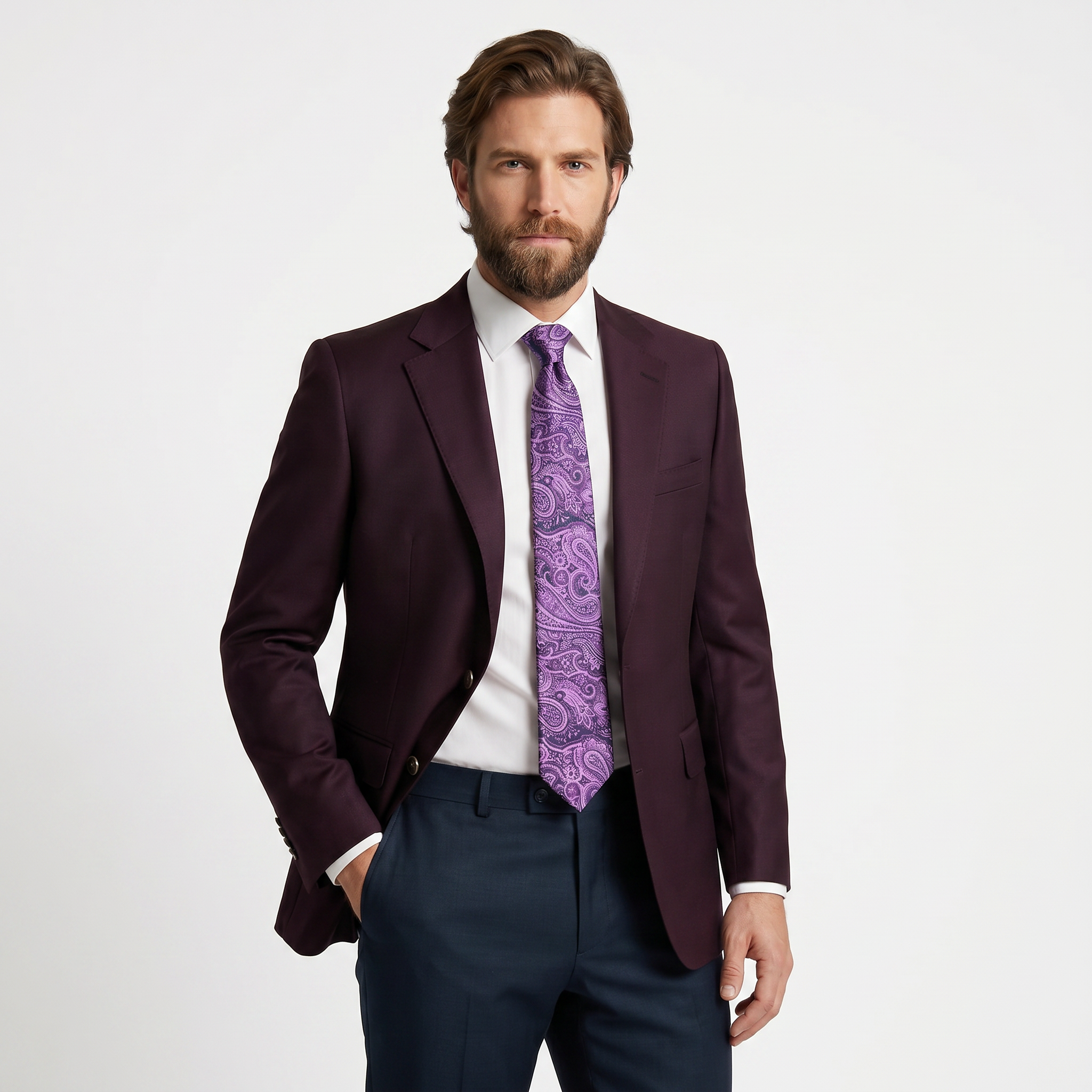 BLUCeketBLU 190s Slim-Fit Blazer Ceket