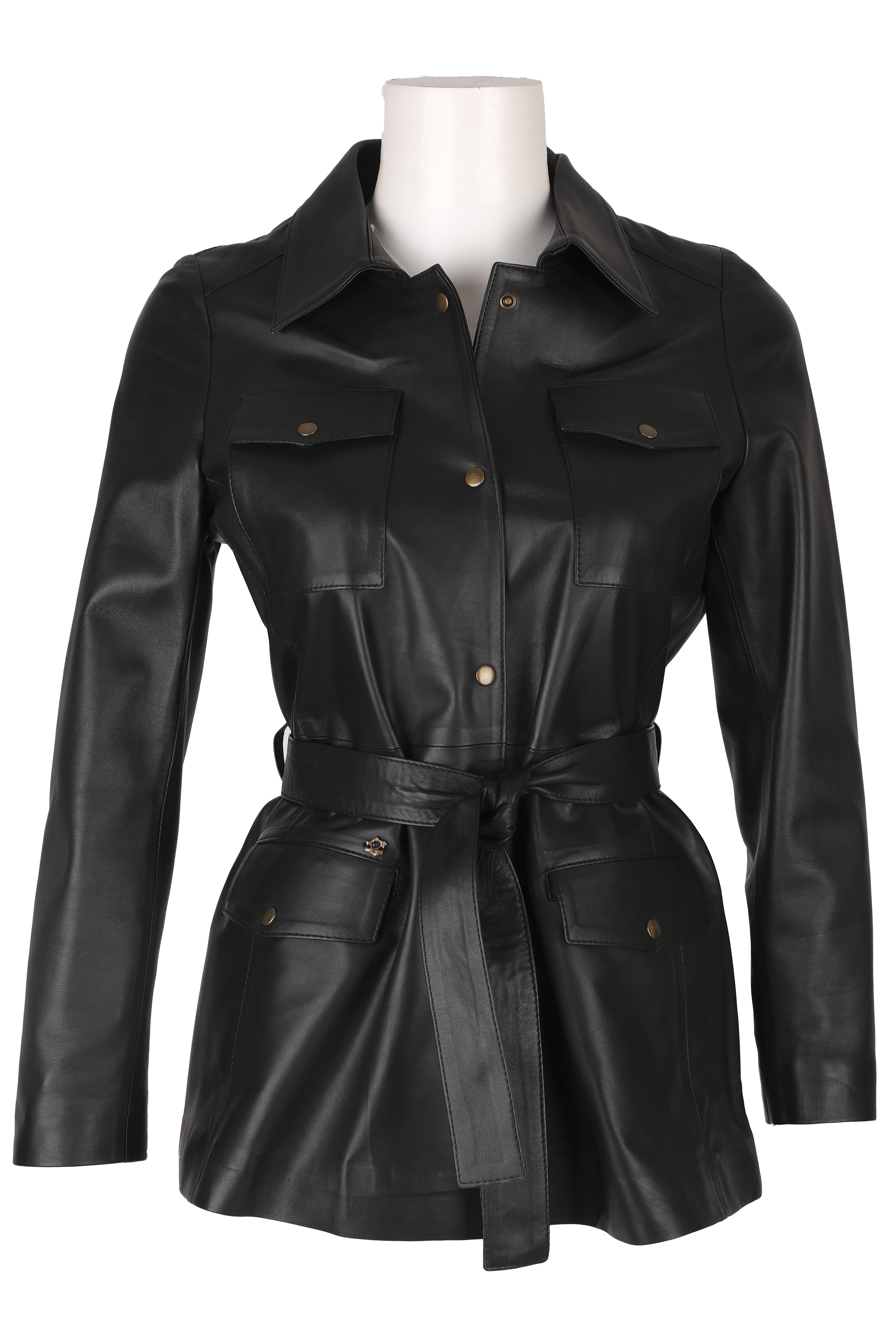 BLUDeri GiyimBLU Deri Safari Ceket