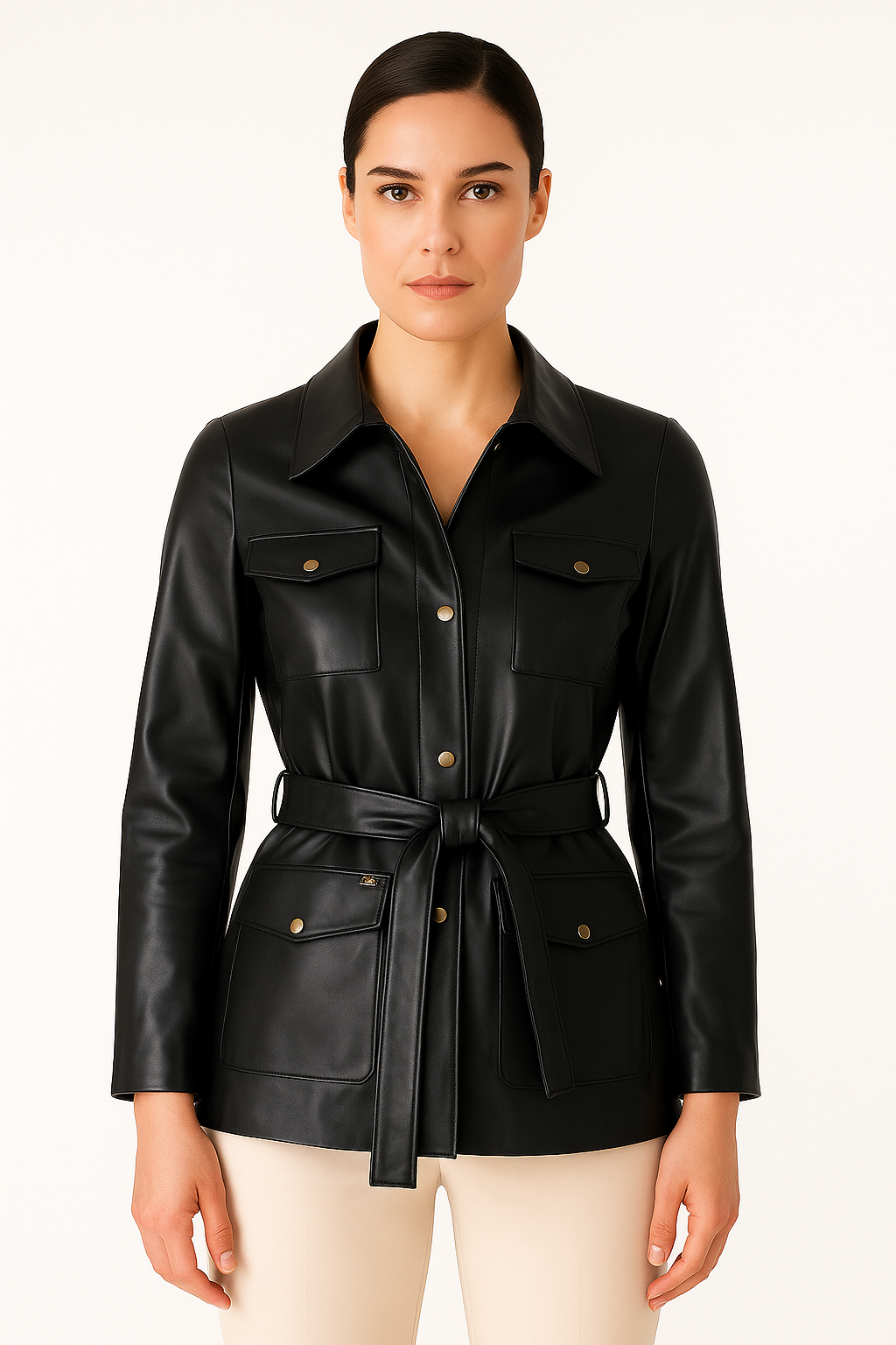 BLUDeri GiyimBLU Deri Safari Ceket