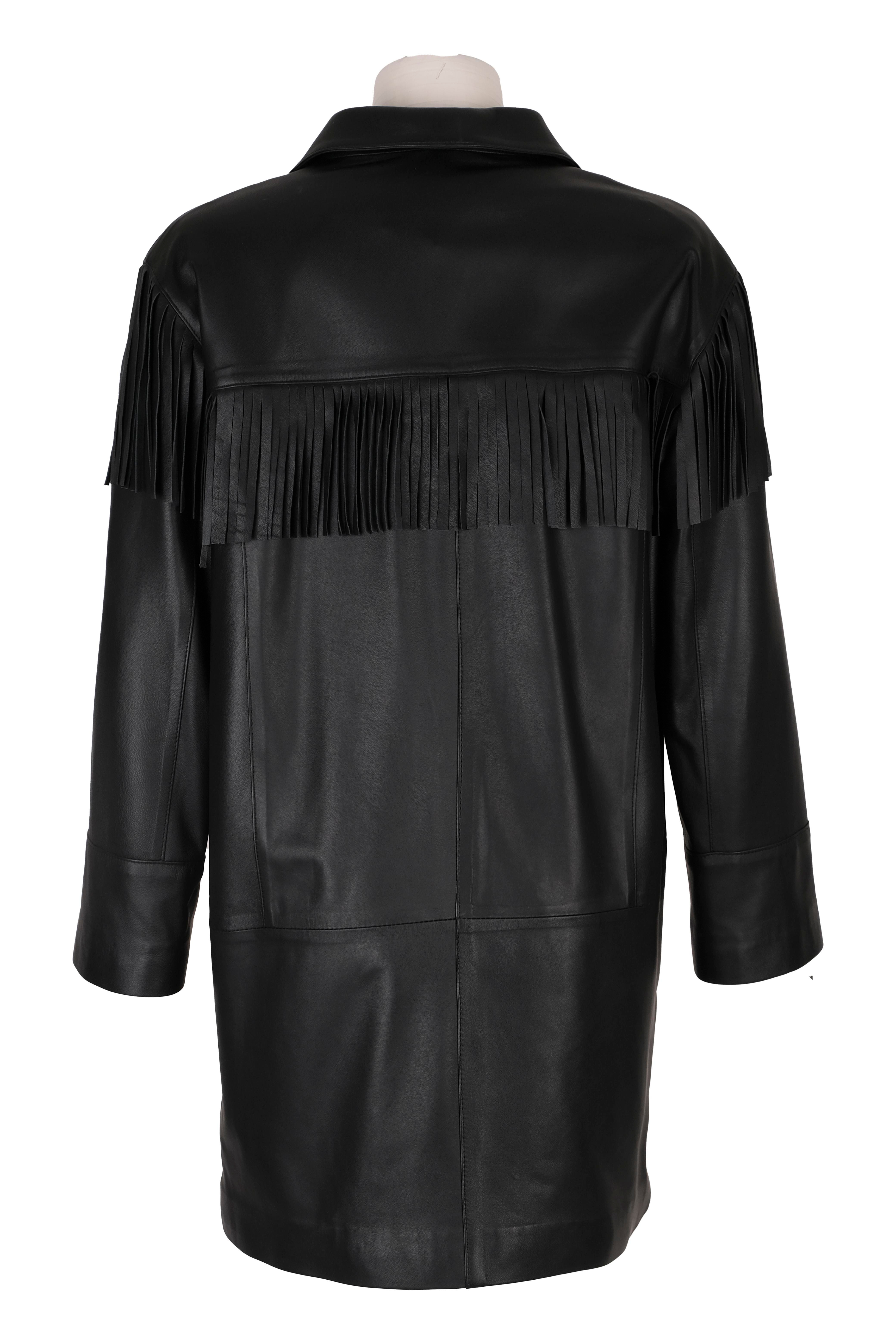 BLUDeri GiyimBLU Roba Püsküllü Uzun Ceket