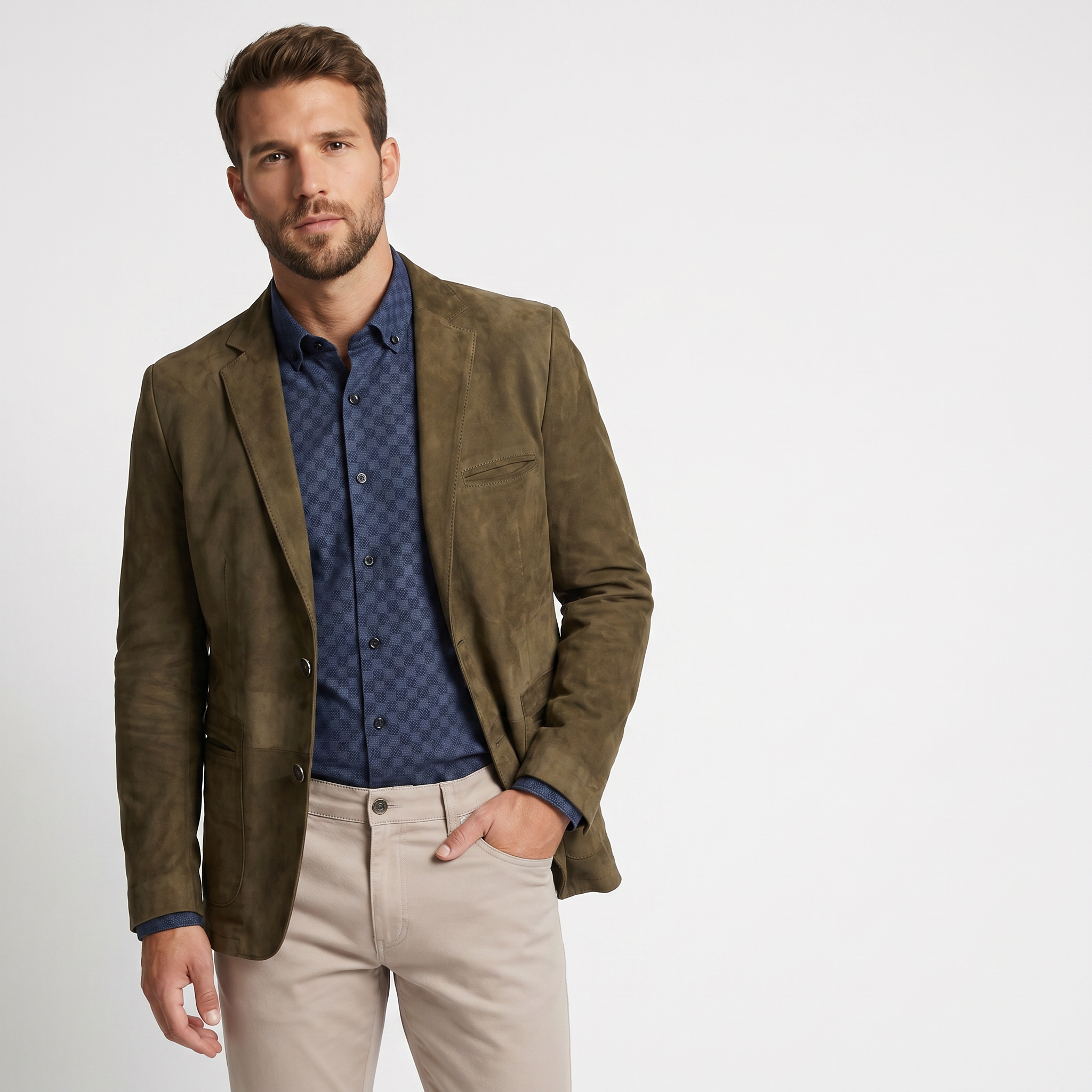 BLUDeri GiyimBLU Süet Blazer Ceket