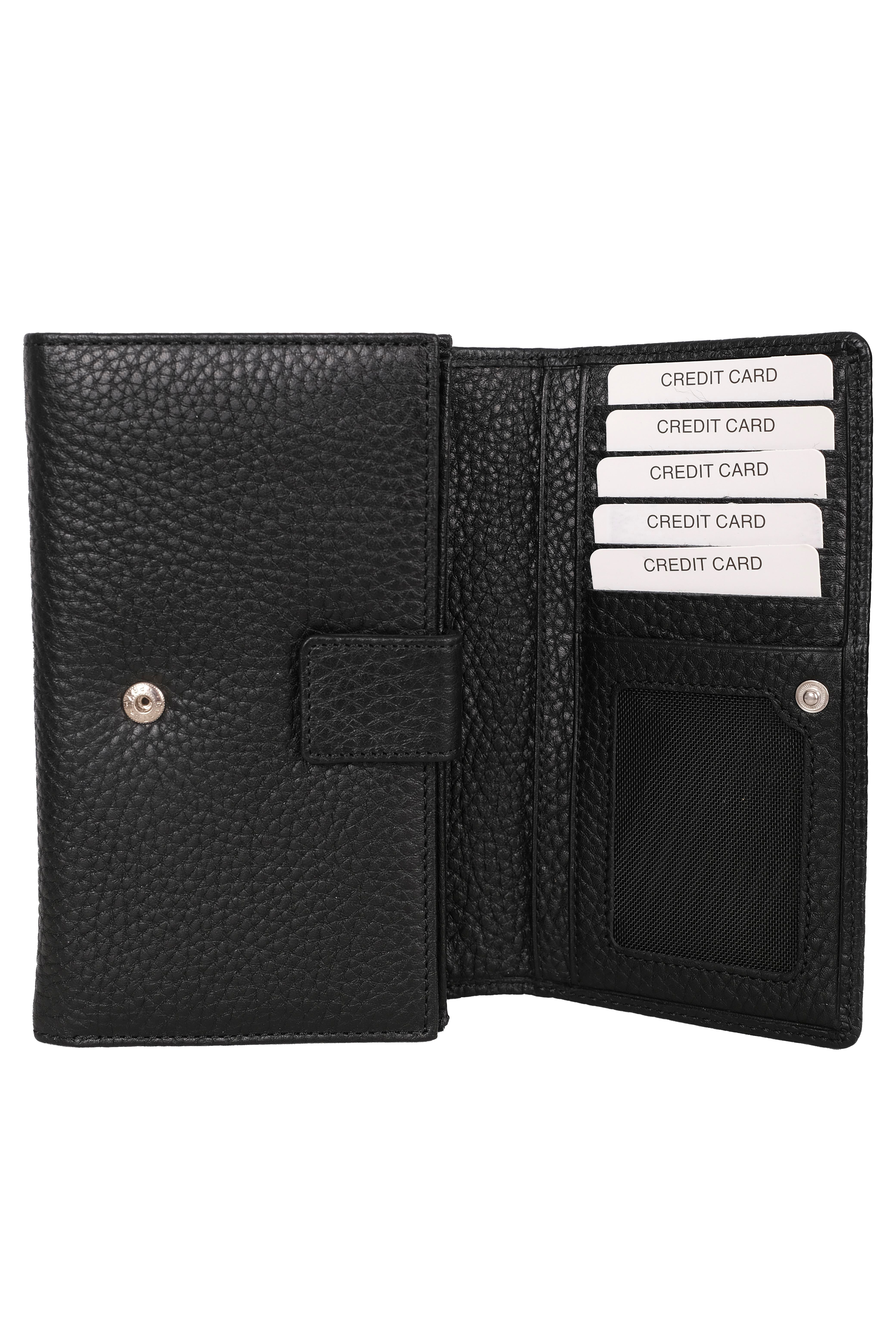 BLUEl Çantası / Cüzdan / PasaportlukBLU Çıtçıtlı Kartlık Bölmeli Cüzdan