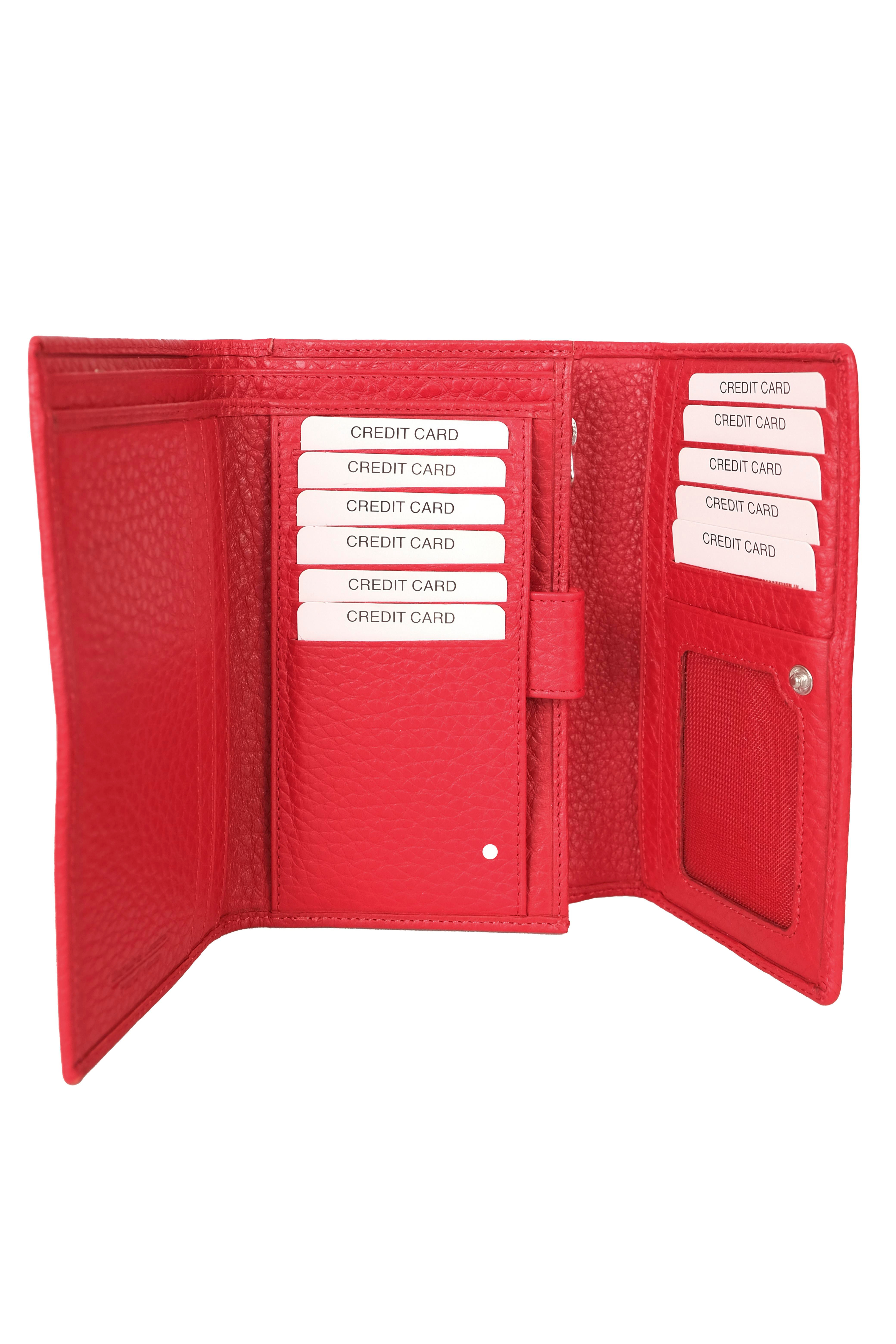 BLUEl Çantası / Cüzdan / PasaportlukBLU Çıtçıtlı Kartlık Bölmeli Cüzdan