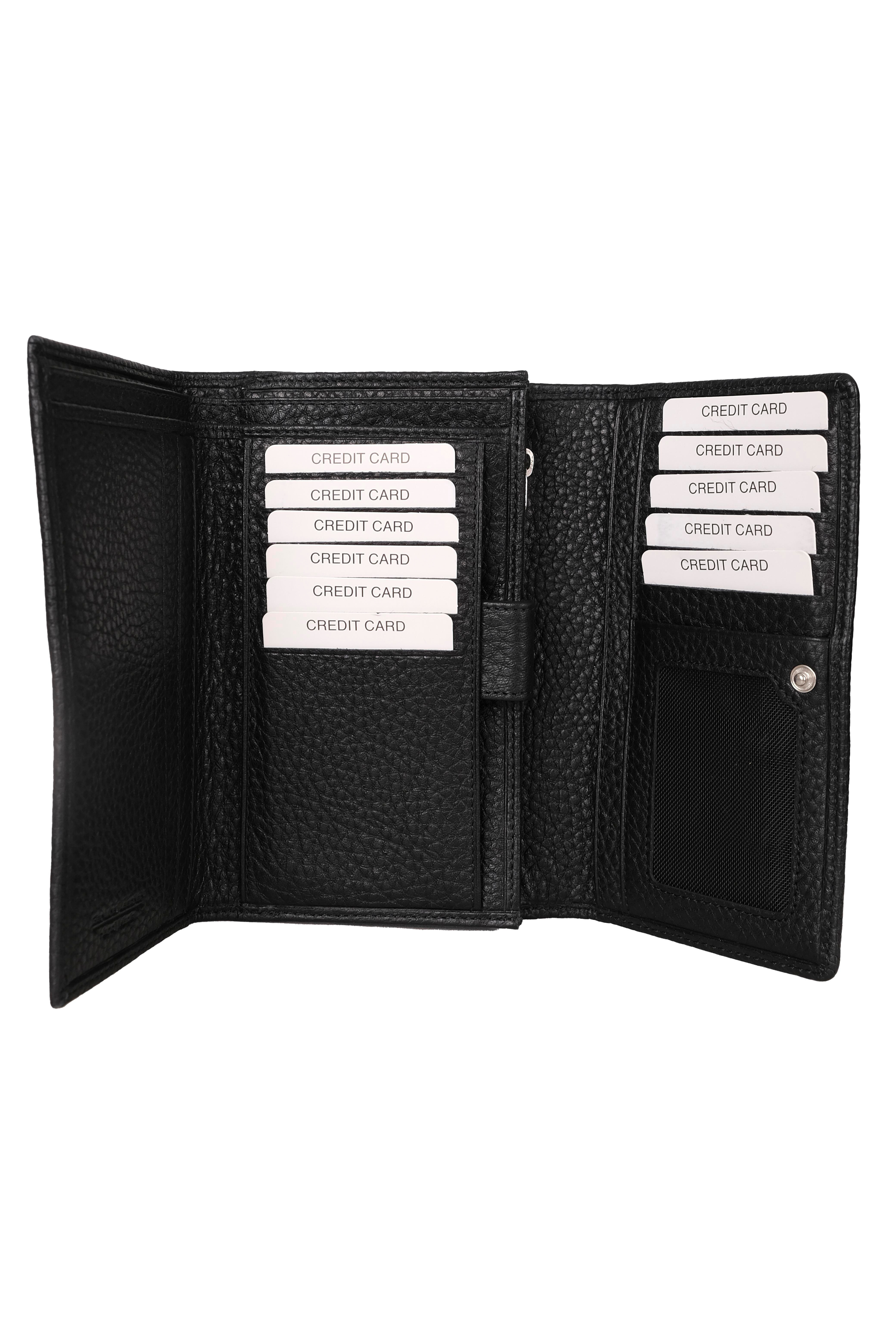 BLUEl Çantası / Cüzdan / PasaportlukBLU Çıtçıtlı Kartlık Bölmeli Cüzdan