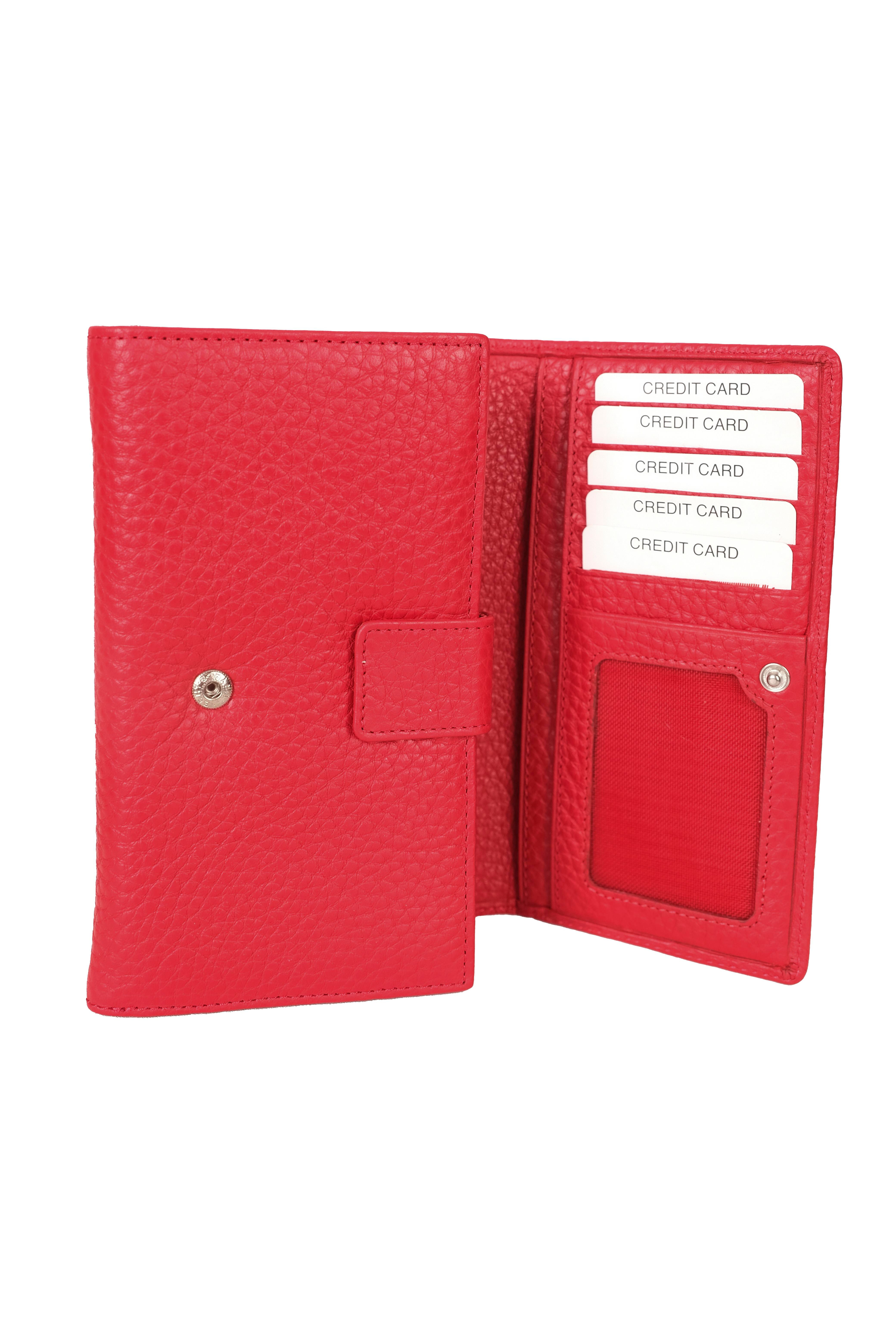 BLUEl Çantası / Cüzdan / PasaportlukBLU Çıtçıtlı Kartlık Bölmeli Cüzdan