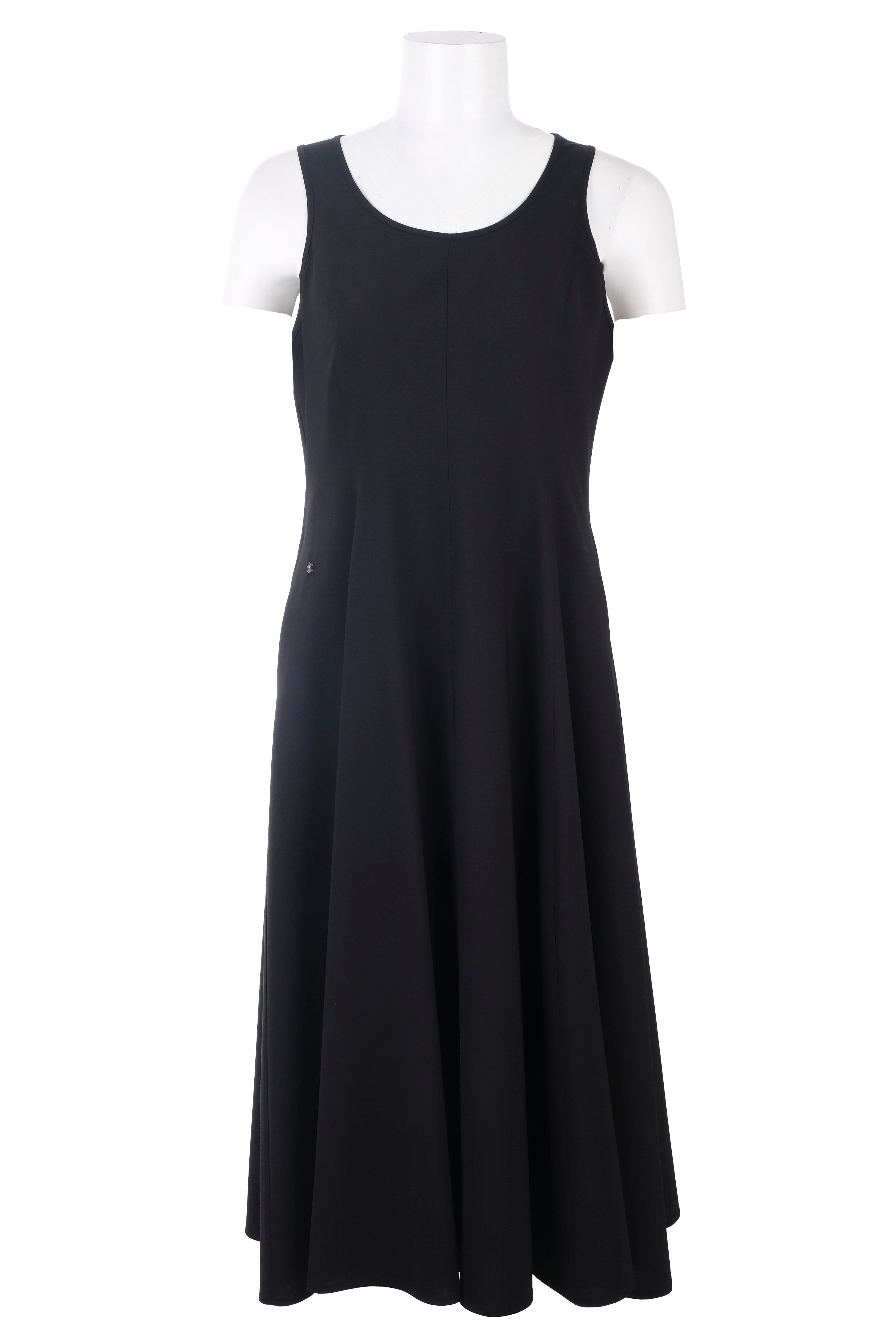 BLUElbiseBLU Açık Sıfı Yaka Kolsuz Elbise