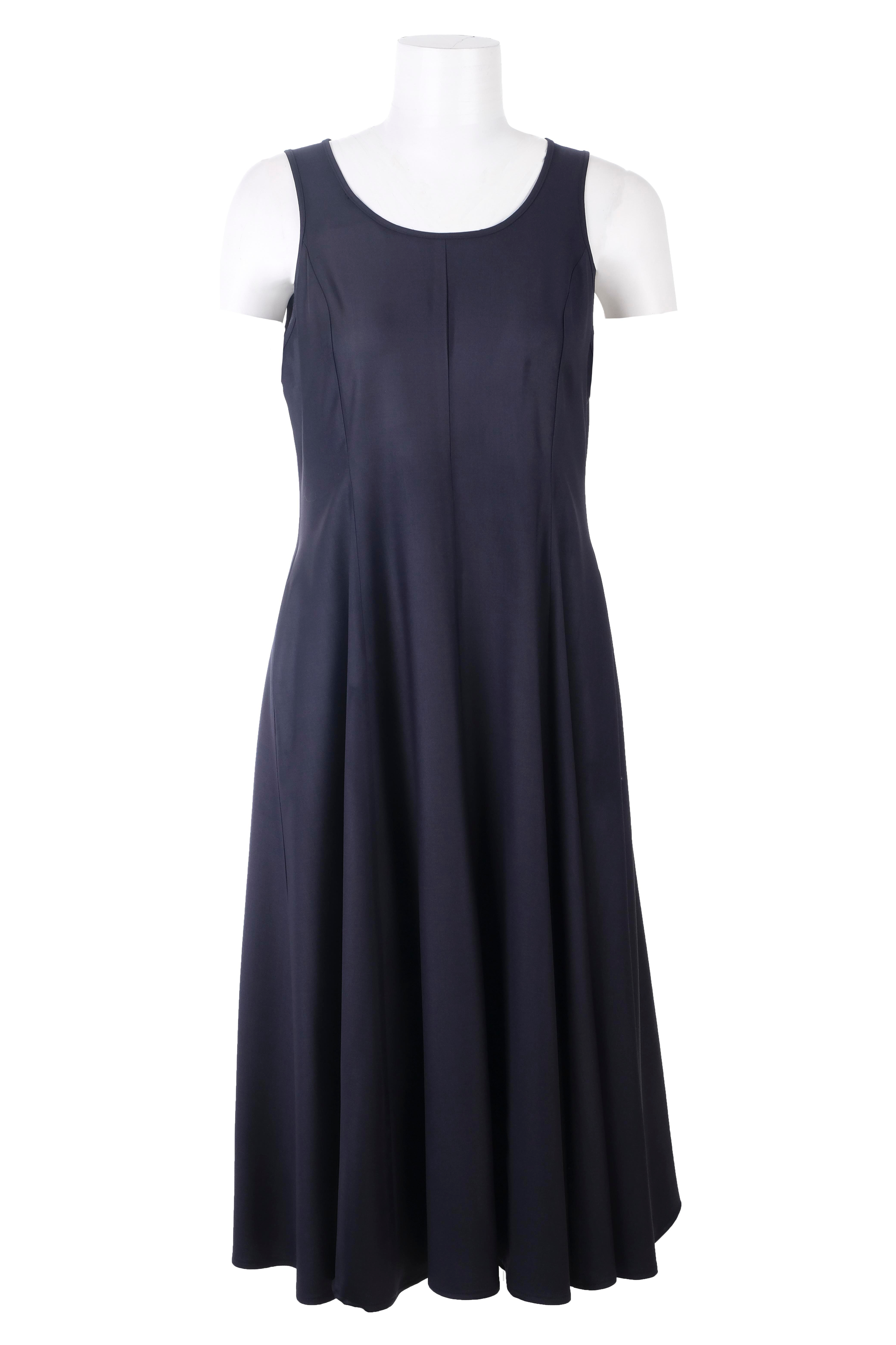 BLUElbiseBLU Açık Sıfı Yaka Kolsuz Elbise